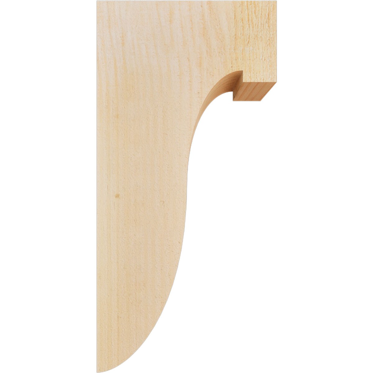 Ekena Millwork COR04X08X16DEL00RDF corbels - View #3