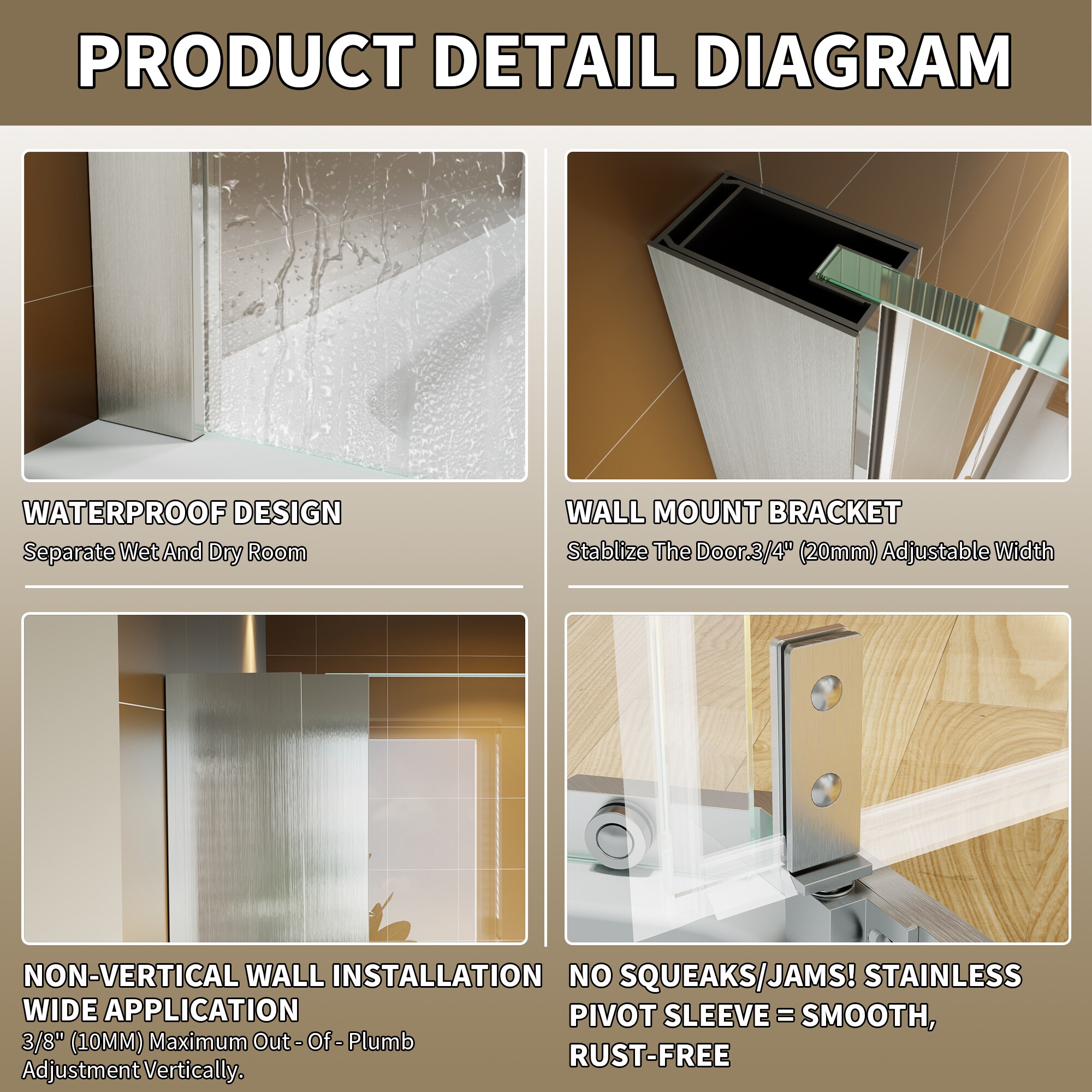 AAZJ DR-P284027 Shower-Doors - View #13