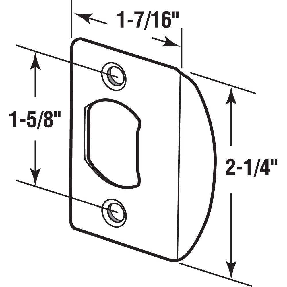 Prime-Line MP2234 Entry-Door-Strike-Plates - View #2