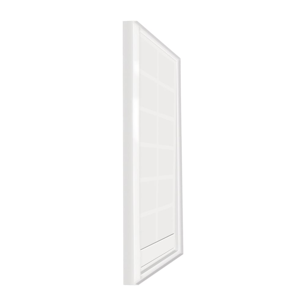 White Rectangular 60'' x 34'' Resin Shower Base with Right Drain
