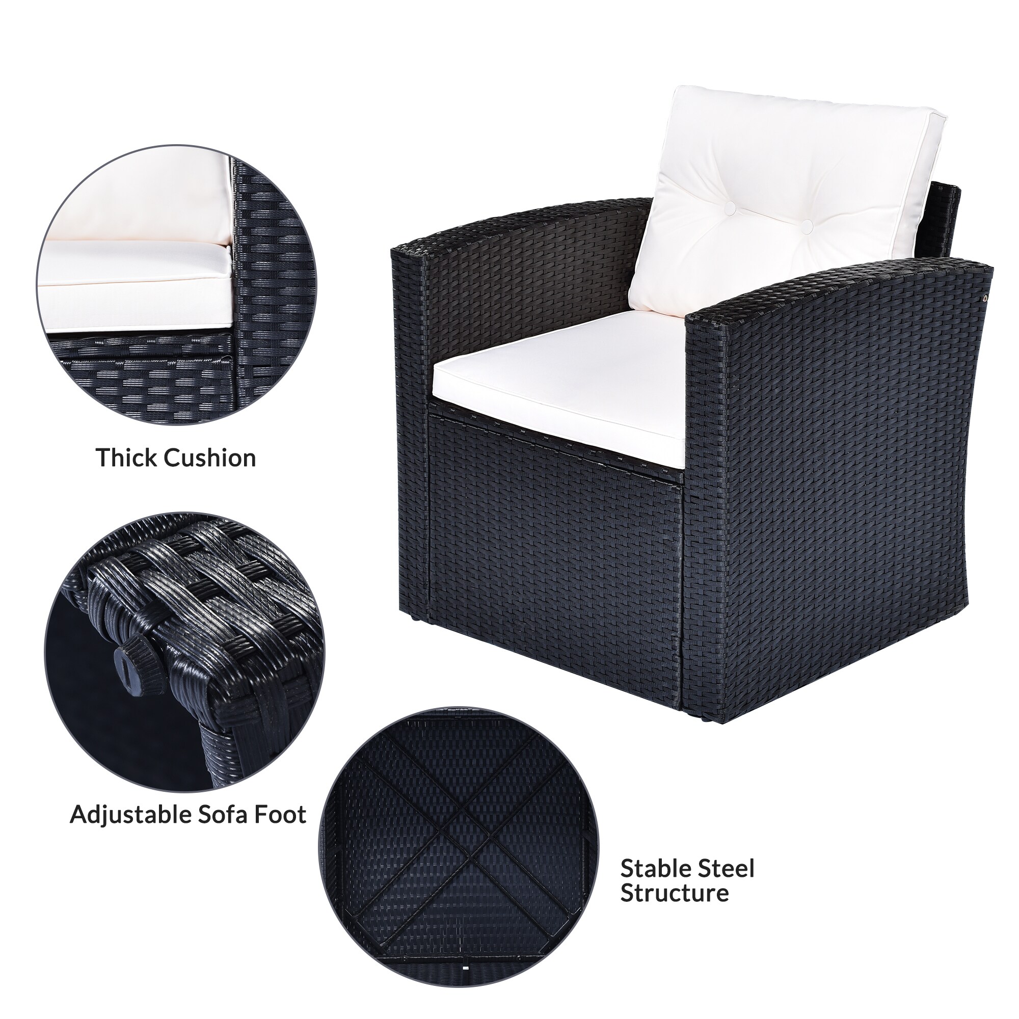 ModernLuxe L-FG201201AAA Patio-Conversation-Sets - View #5
