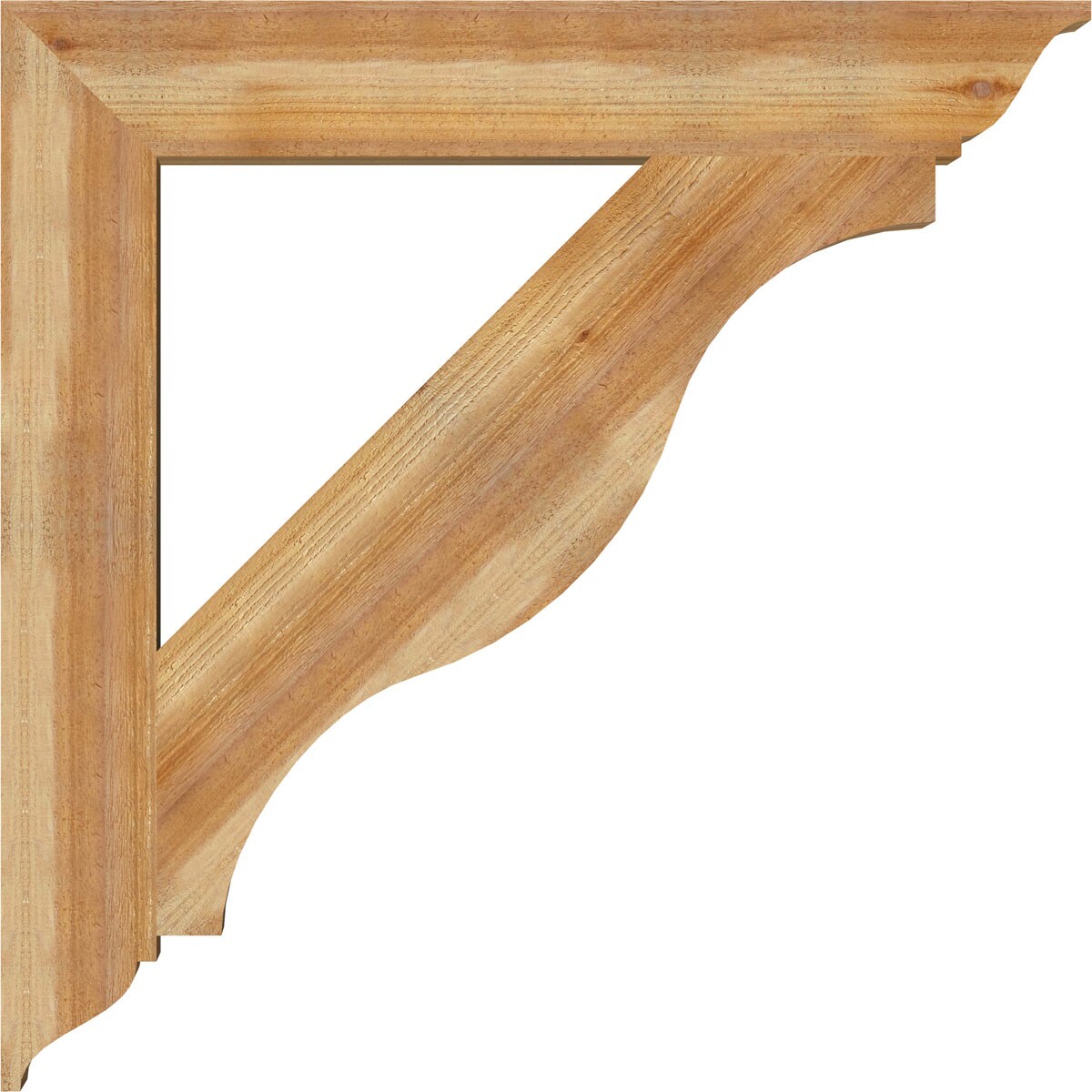 Ekena Millwork BKT06X42X42FST01RWR Exterior-Brackets-Braces - View #3
