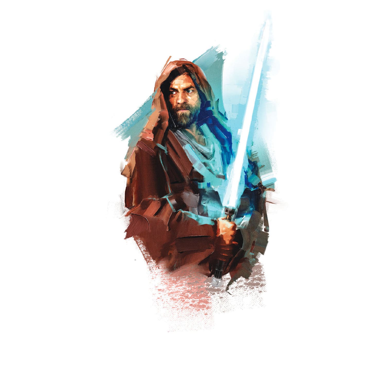 Obi Wan Kenobi Painted Peel And Stick Giant Wall Decals