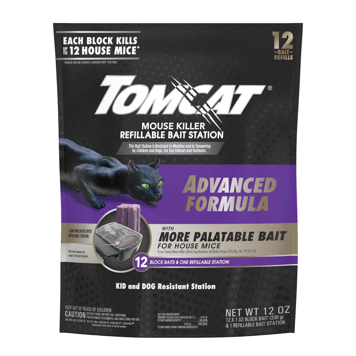 Tomcat® Mouse Killer Refillable Station, 8 oz - Kroger