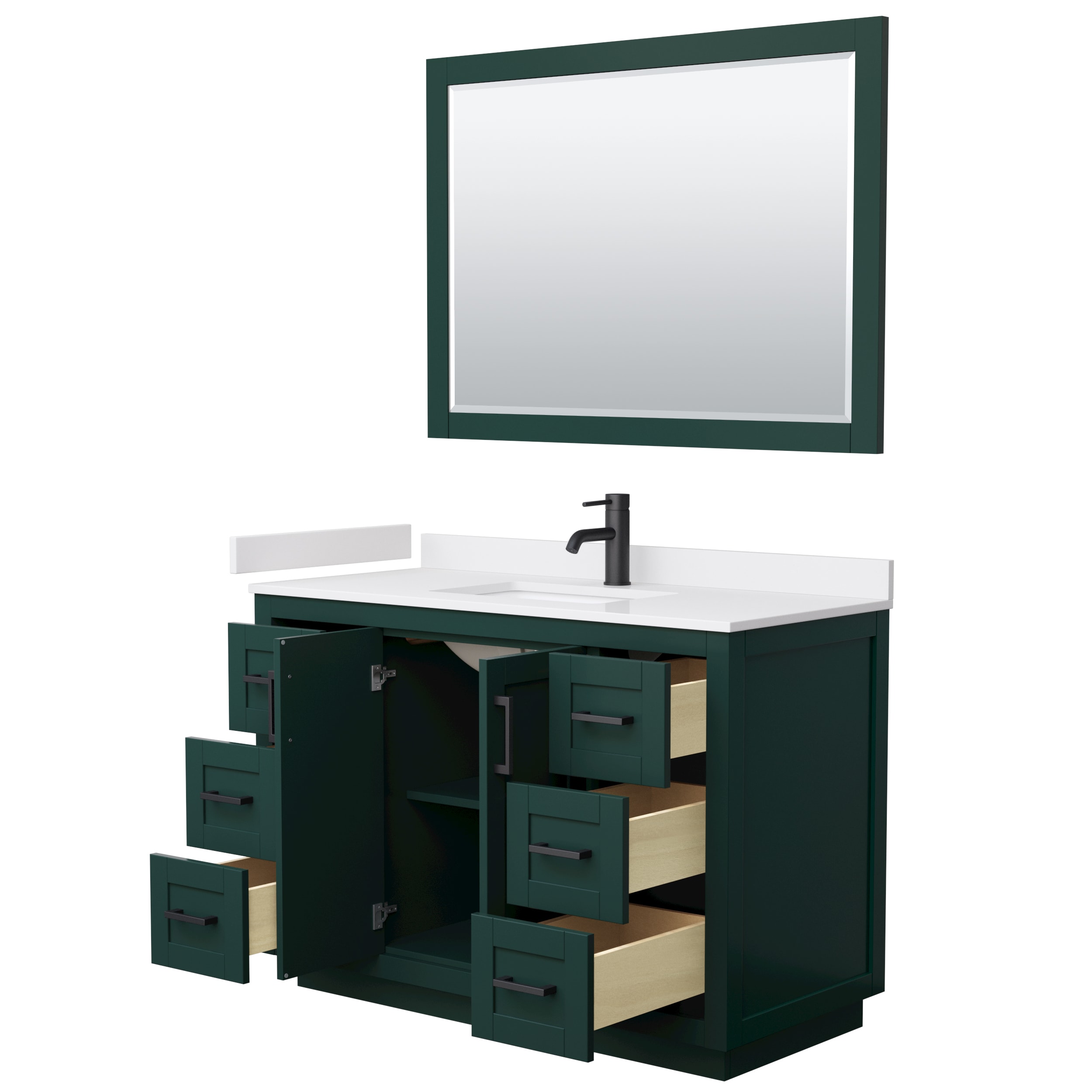 Wyndham Collection WCF292948SGKWCUNSM46 Bath-Vanity-Combo - View #3