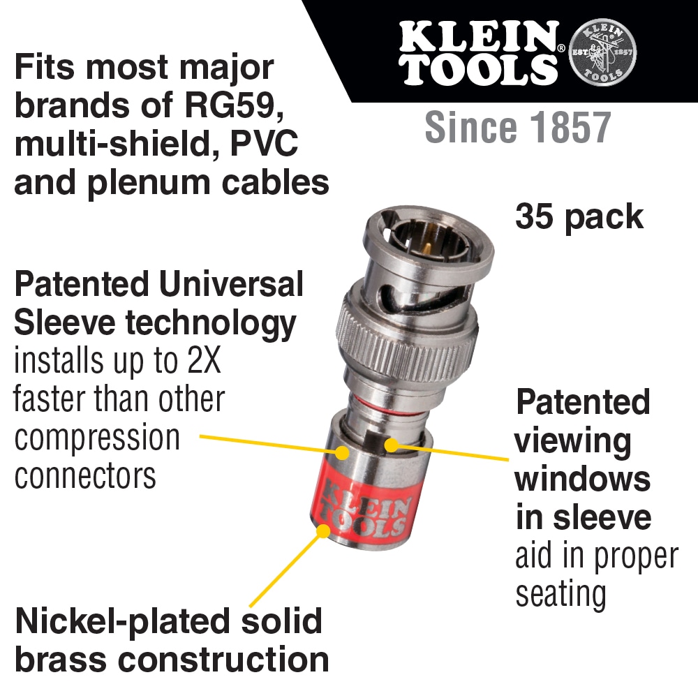 Klein Tools VDV813619 Video-Connectors - View #2