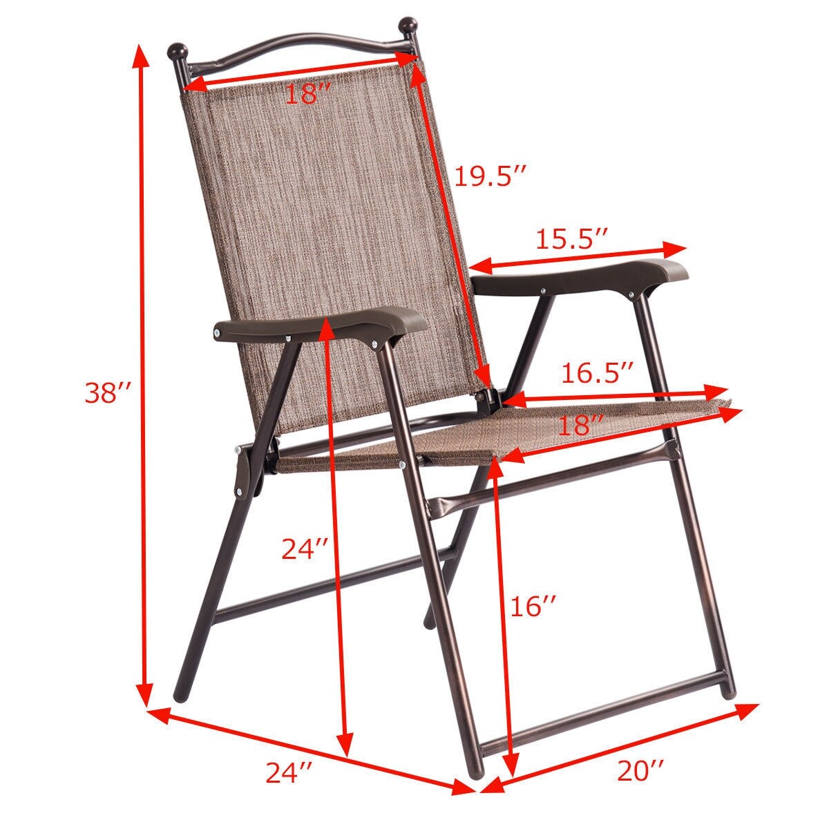 Costway OP3568-2CF Patio-Chairs - View #2
