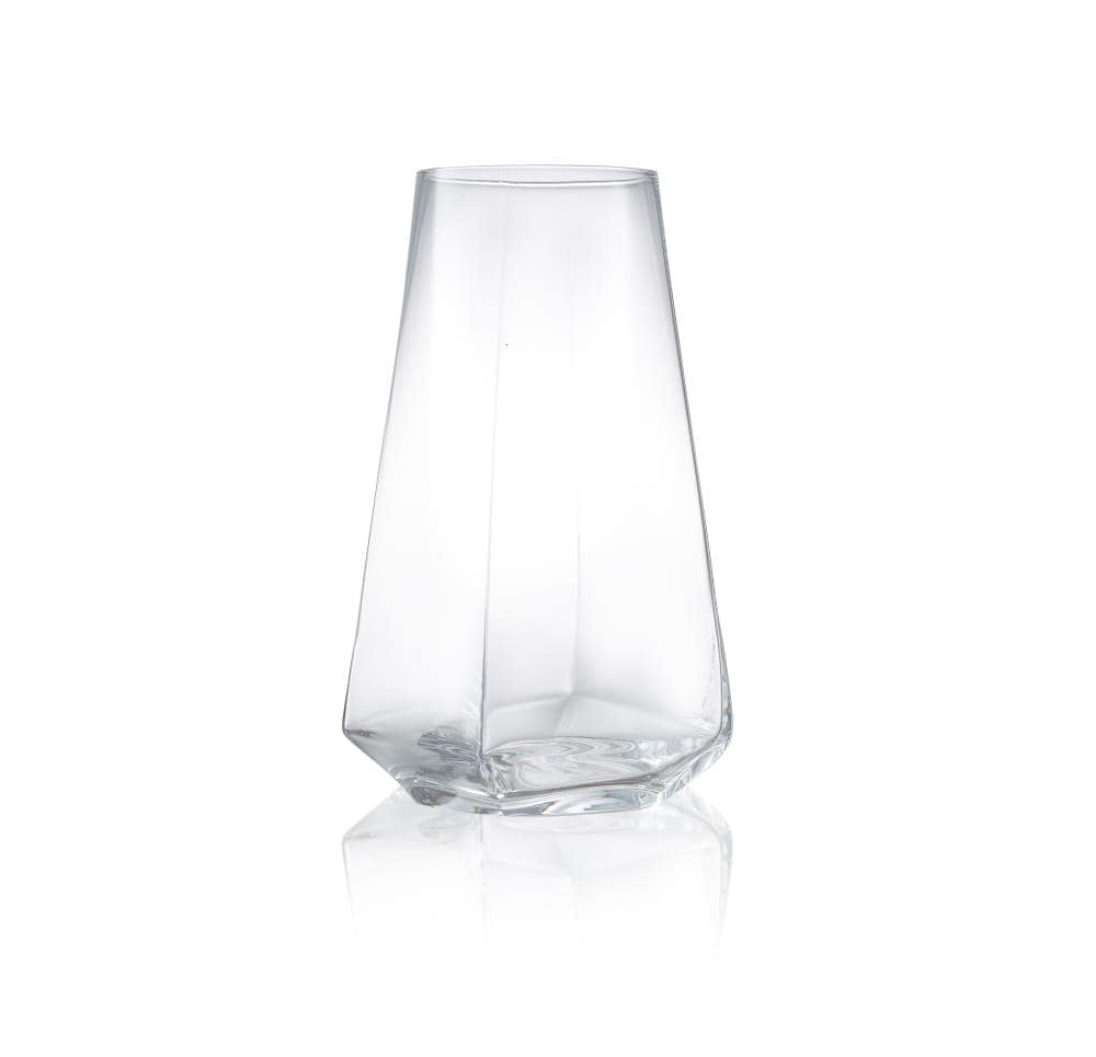 JoyJolt Infiniti Crystal Highball Glasses, 18 oz Set of 4