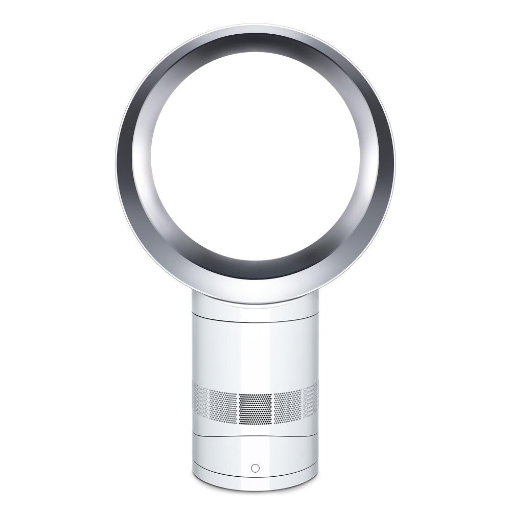 Dyson 10-in 10-Speed Indoor White/Silver Desk Fan at Lowes.com