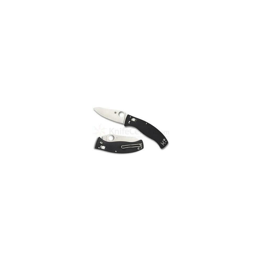 Spyderco JTI10163  C82GP3 D-Allara 3 Folding Rescue Knife- Black, G10