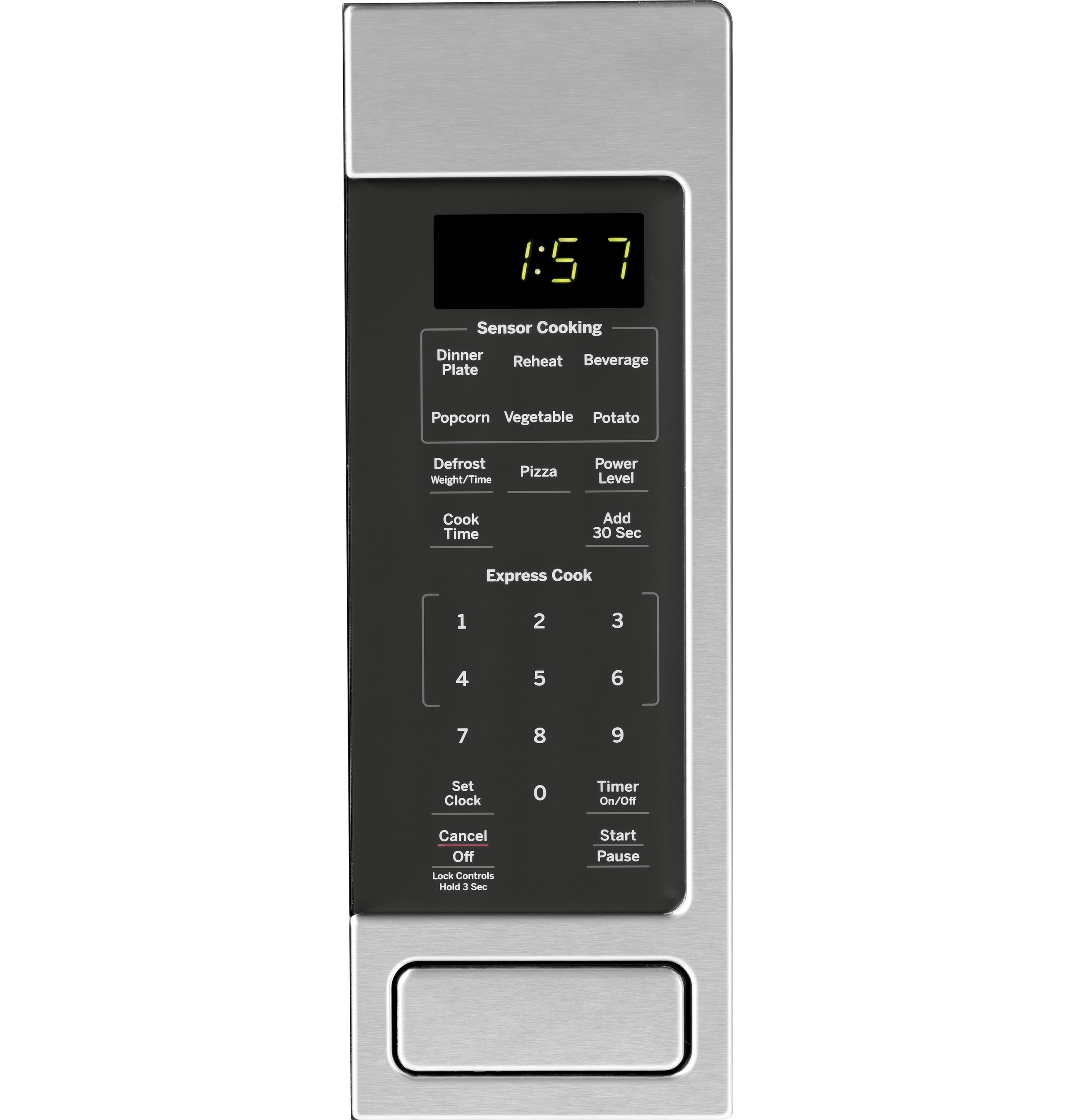 GE 1.6-cu ft 1150-Watt Sensor Cooking Controls Countertop Microwave  (Stainless Steel) in the Countertop Microwaves department at