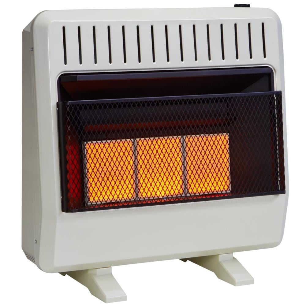 Betrokken inkt Zenuw Avenger 30000-BTU Wall or Floor-Mount Indoor Natural Gas Vent-Free Infrared  Heater in the Gas Space Heaters department at Lowes.com