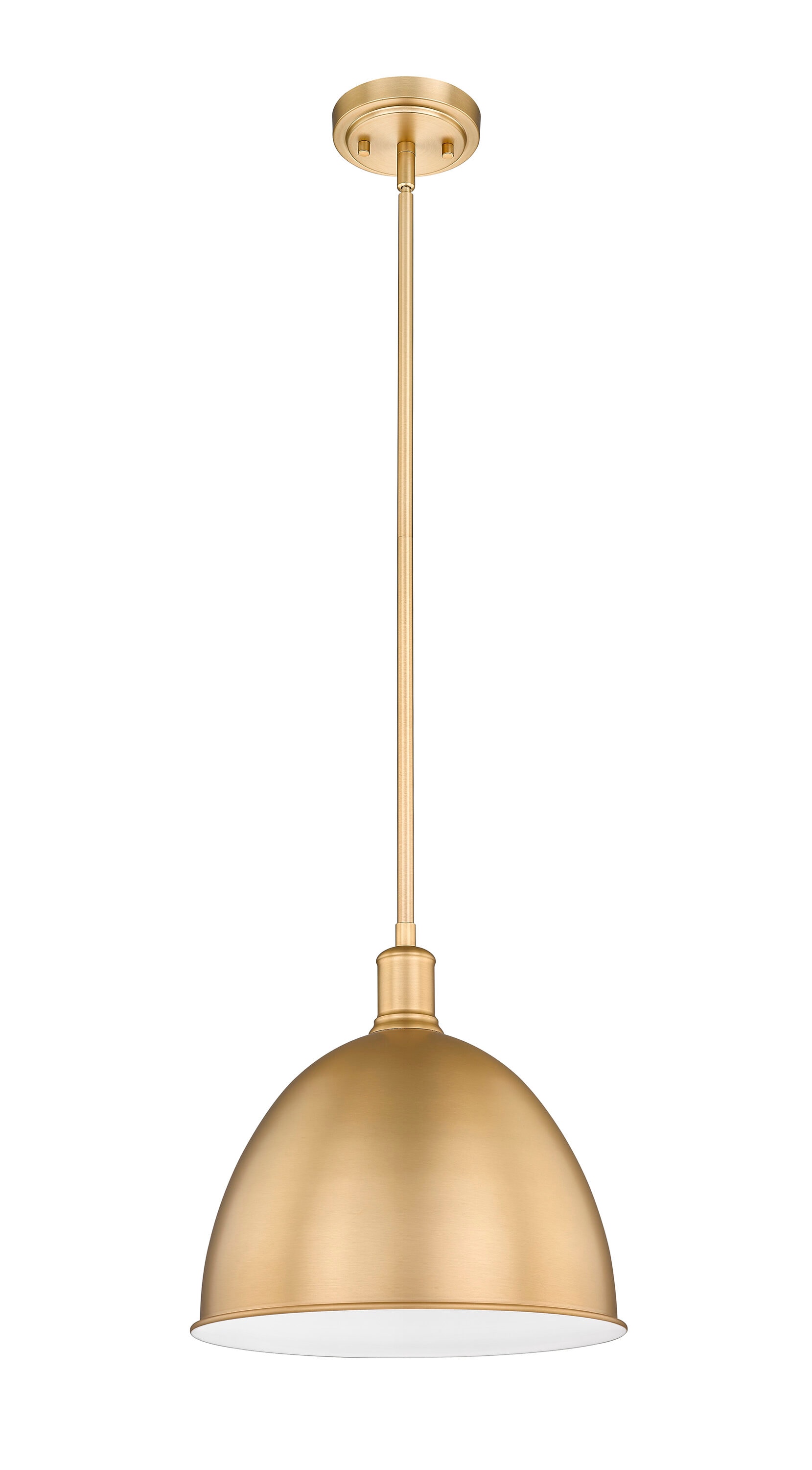 Classic Brass 12.5" Indoor/Outdoor LED Pendant Light