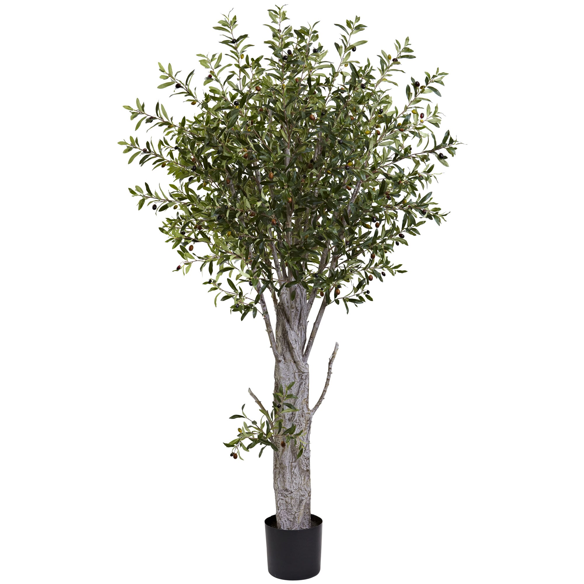 Nearly Natural 72 In Green Indoor Silk Artificial Tree At Lowes Com   05113954 