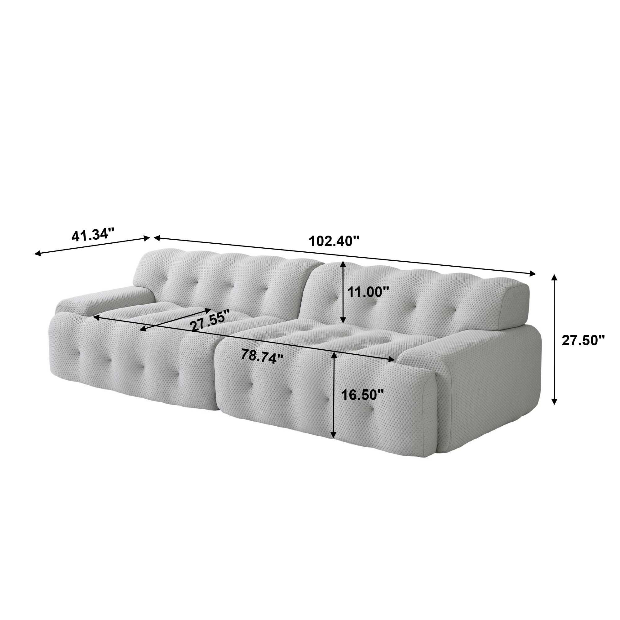 BuotiqHom DH-S3-129LG Sofas-Loveseats - View #2