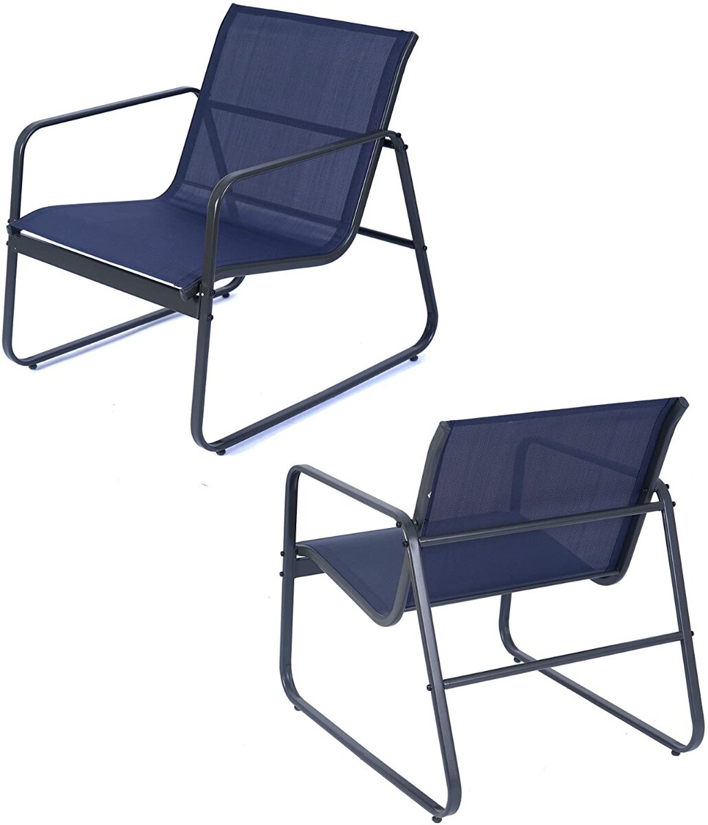 Kozyard Patio Conversation Sets 4 -Piece Patio Conversation Set with Blue