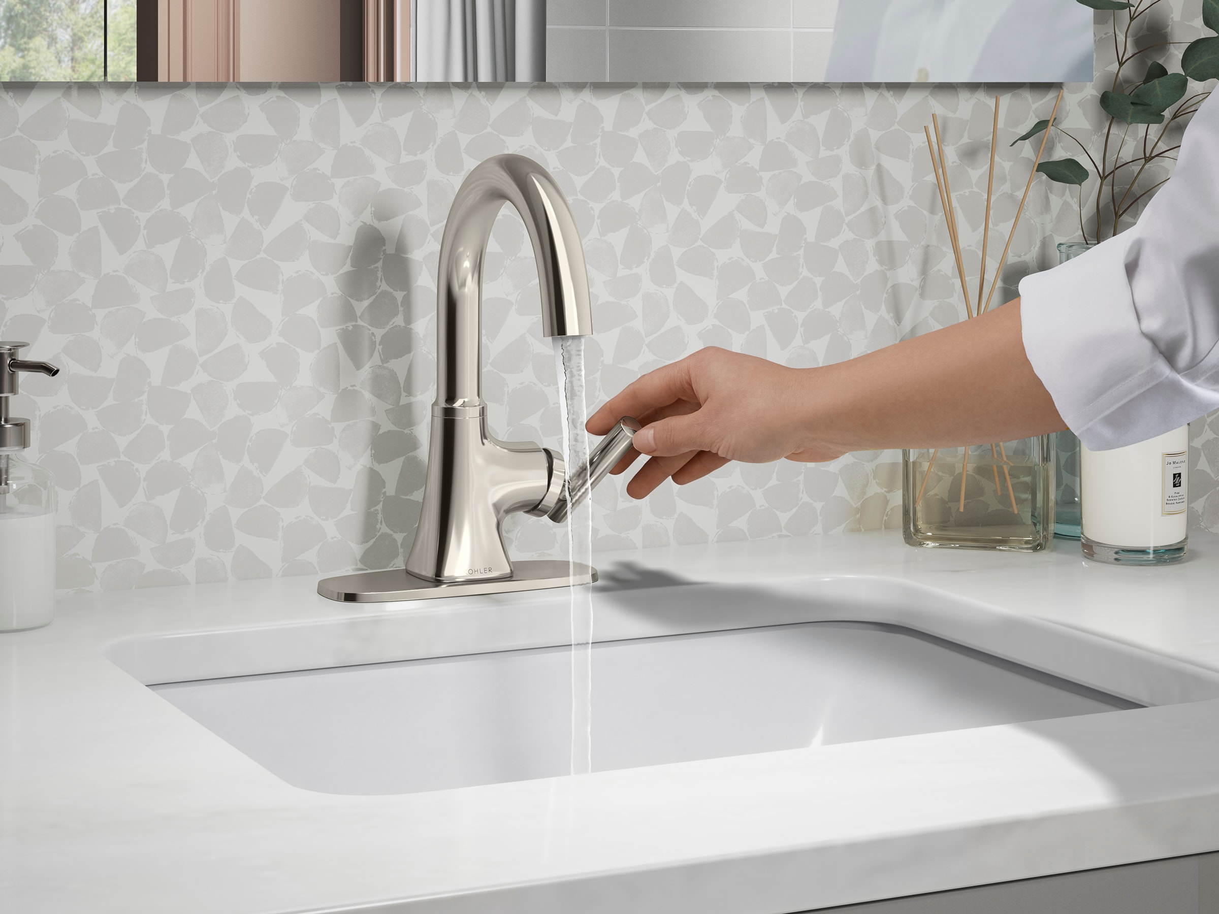 KOHLER REC27952-4D-SN Lavatory-Faucets - View #6