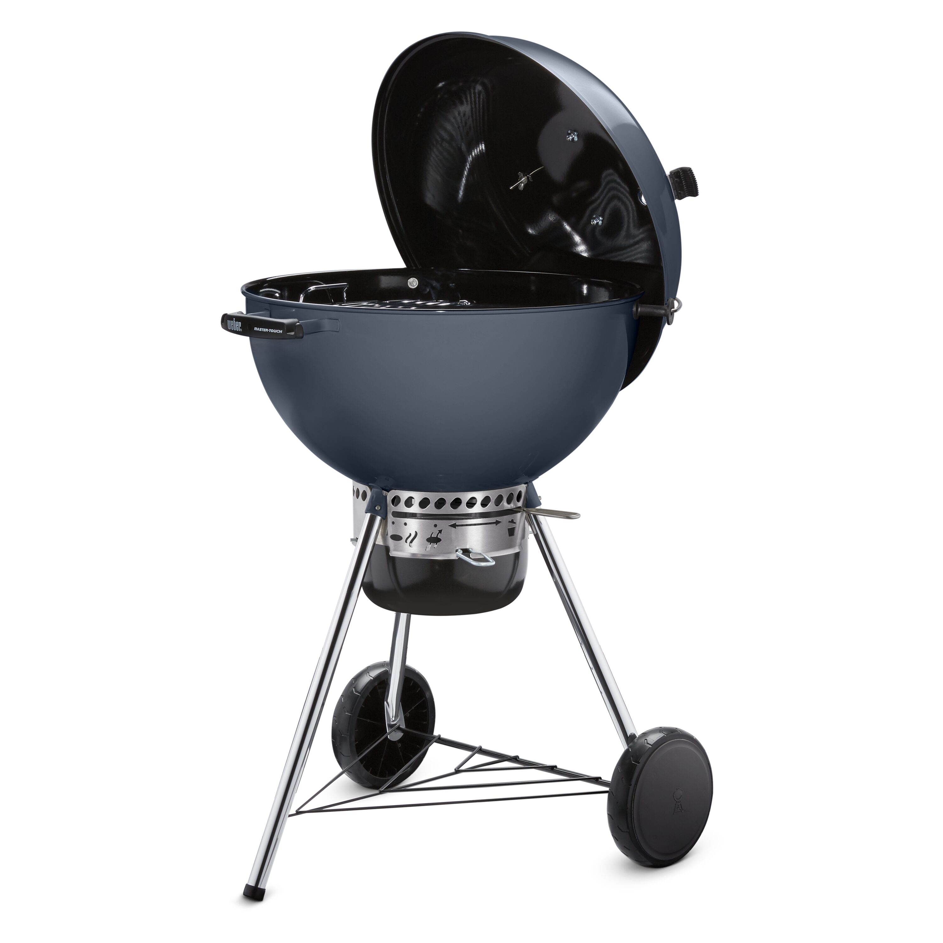 Weber Master-Touch 22-in W Slate Blue Kettle Charcoal Grill