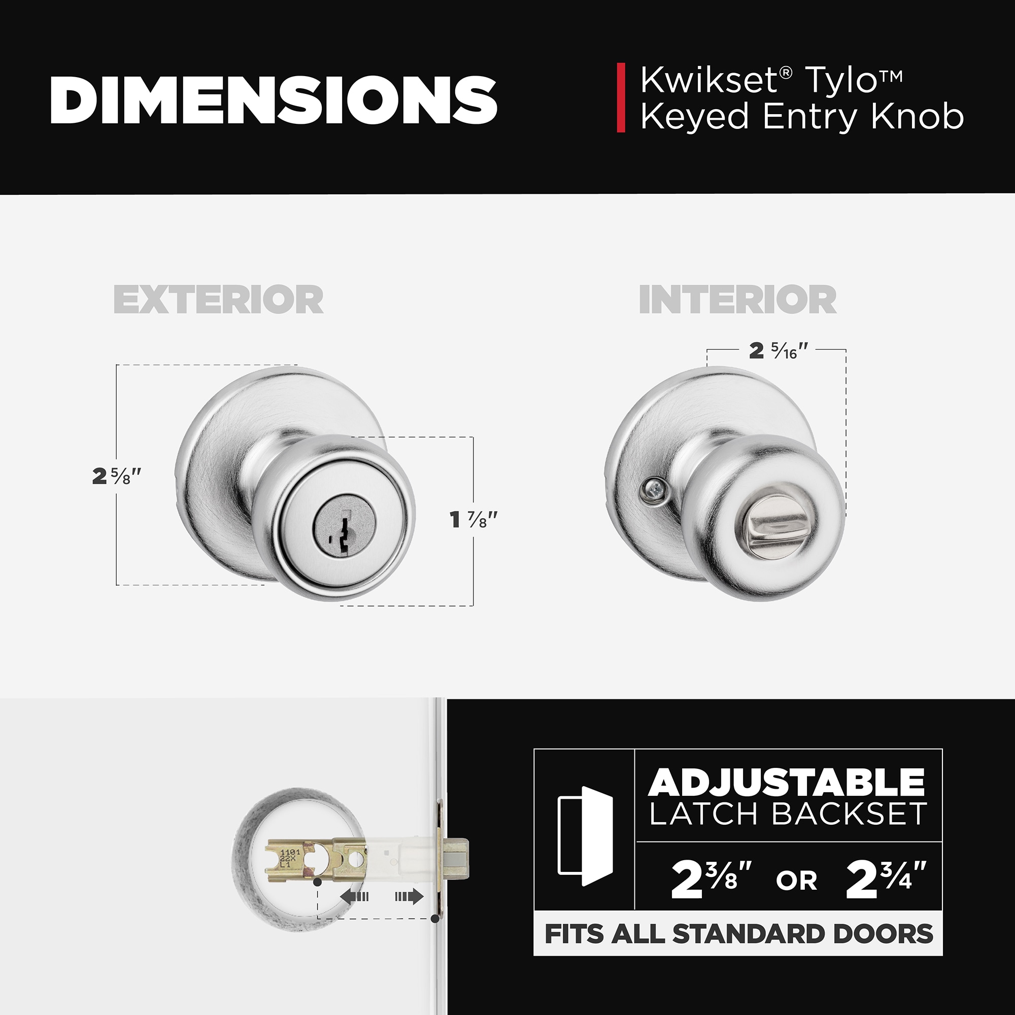 Kwikset 400T 26D SMT Door-Knobs - View #8