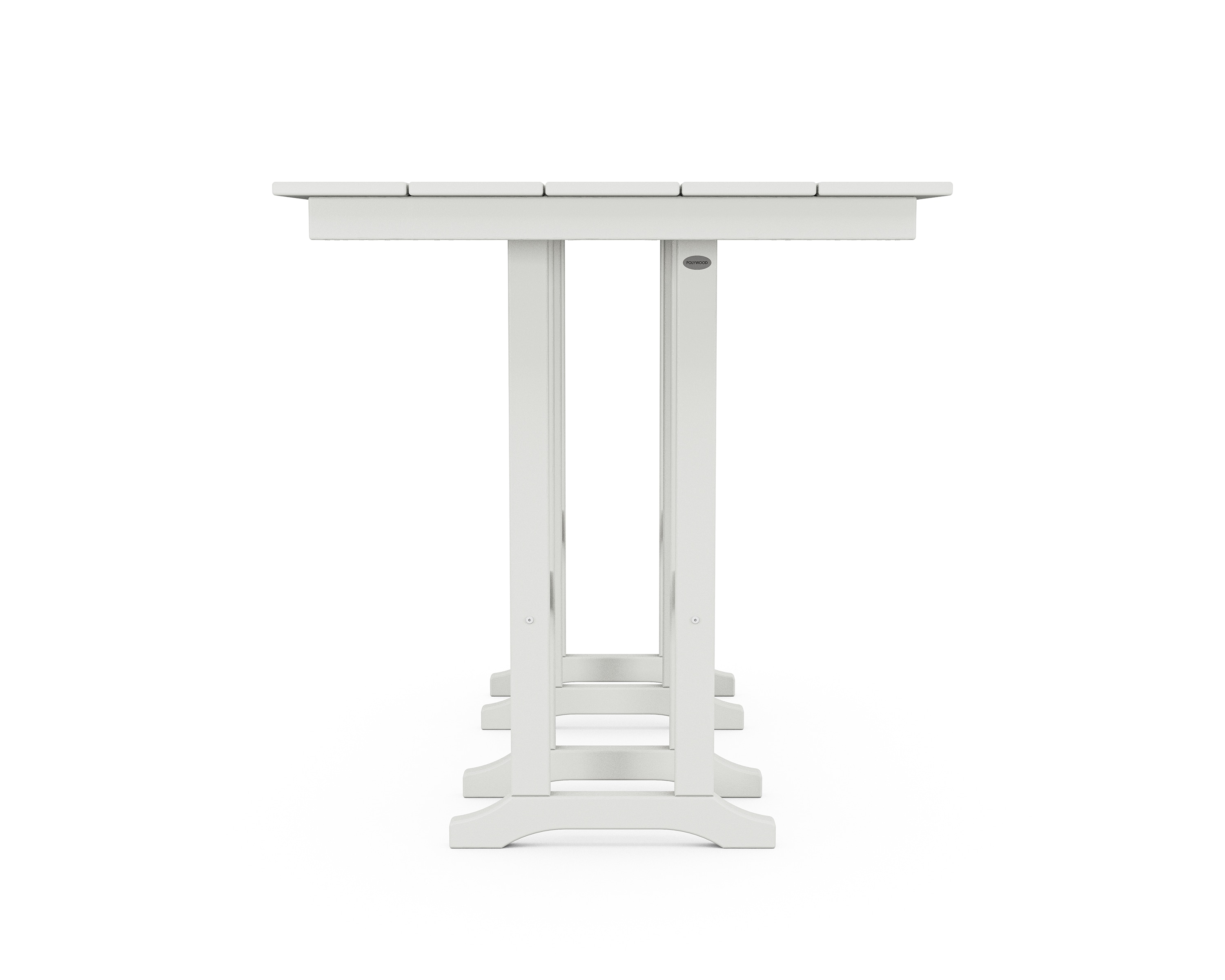 POLYWOOD FBT3772WH Patio-Tables - View #2