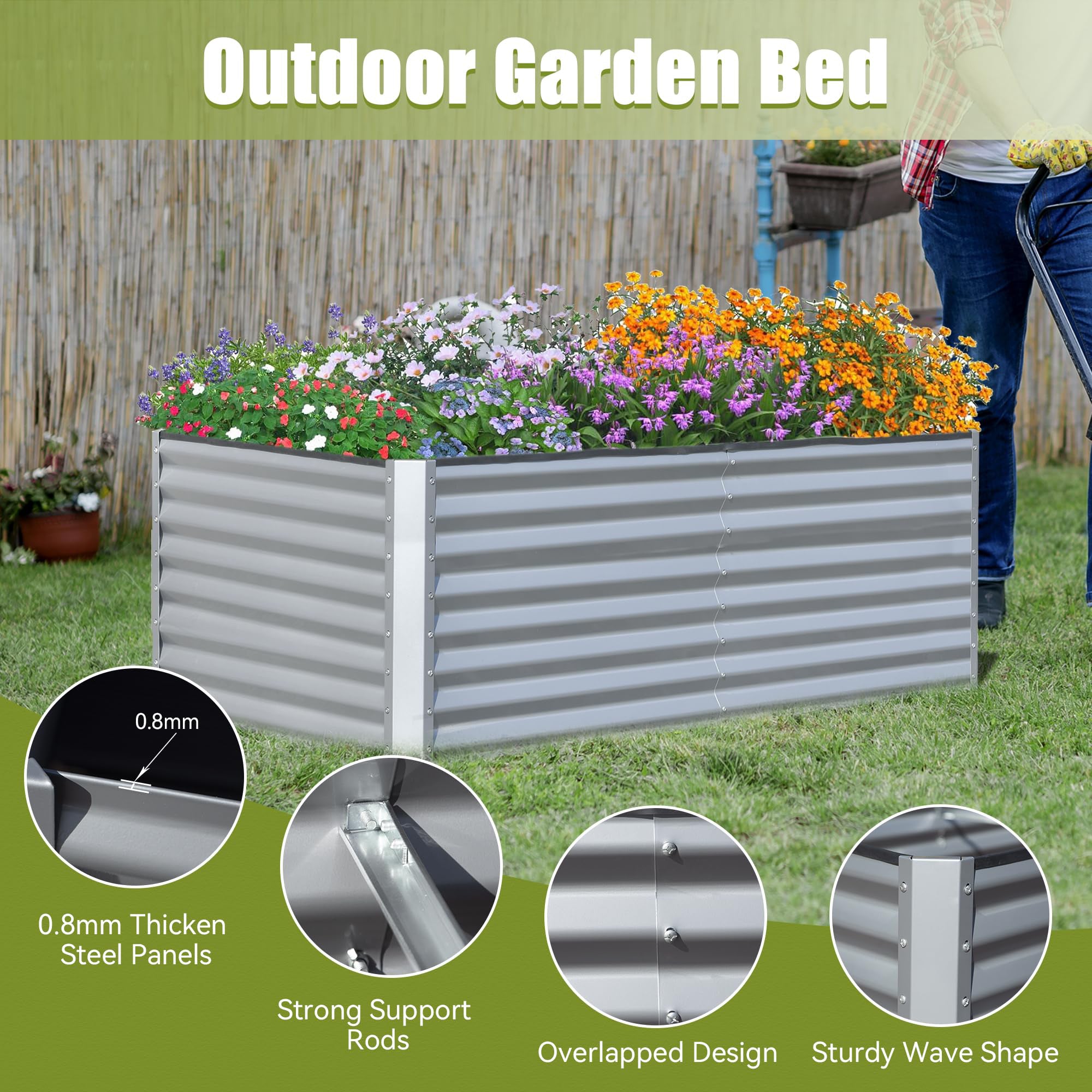 Boyel Living BL-CPL-97915 Raised-Garden-Beds - View #2