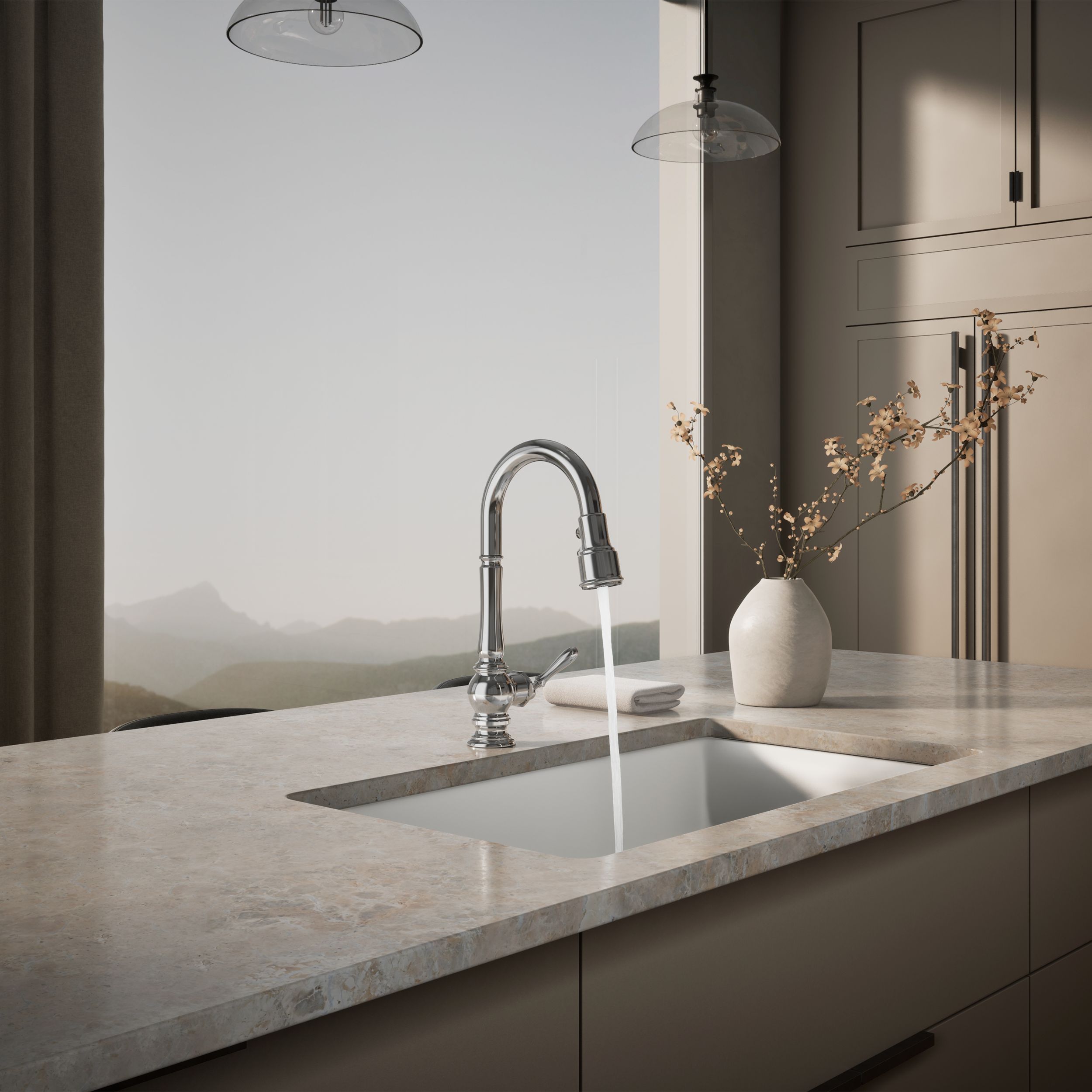  99261-CP Kitchen-Faucets - View #4