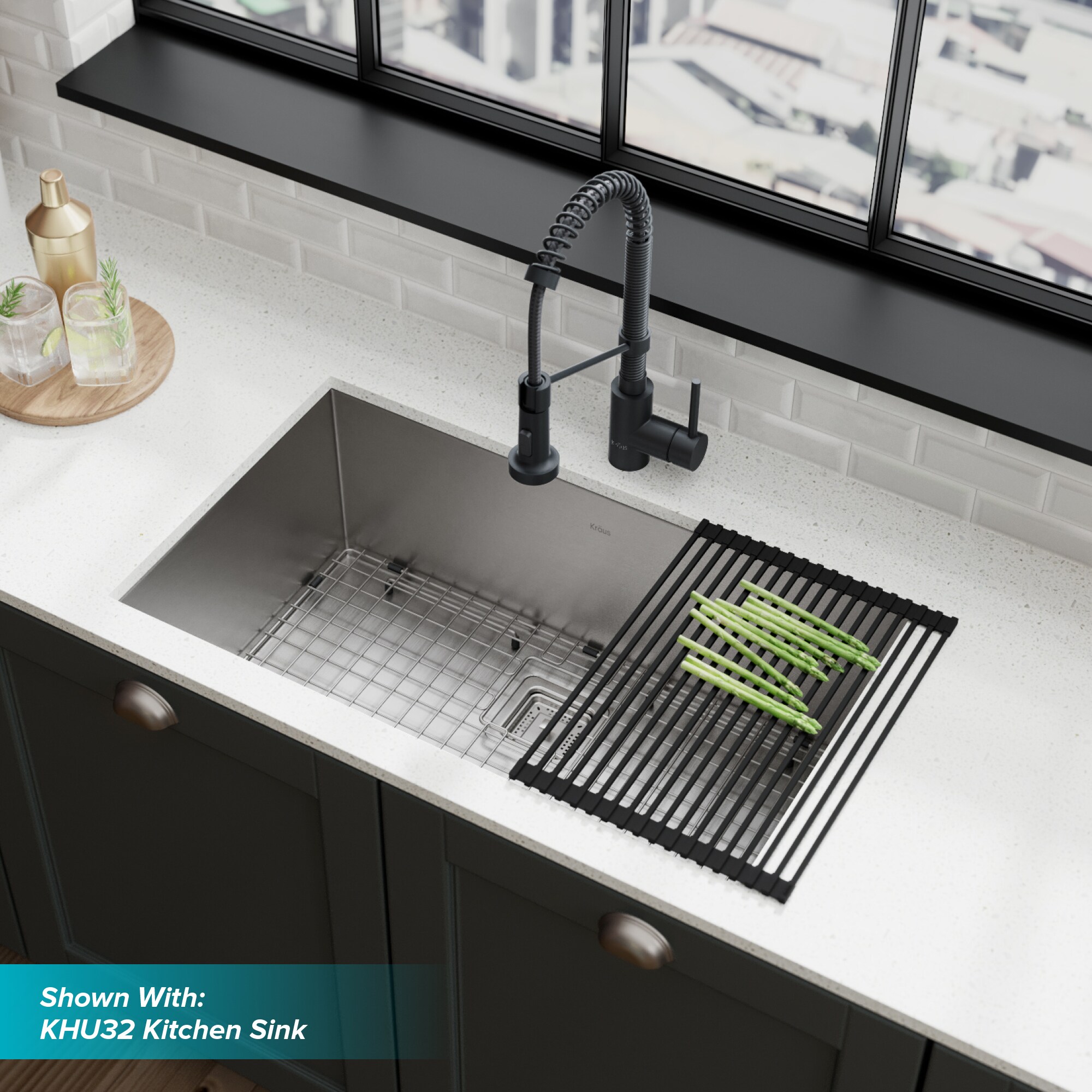 Kraus KPF-1610MB-KSD-43MB Kitchen-Faucets - View #11