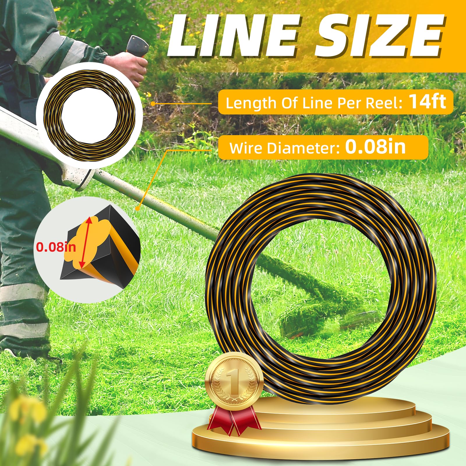 Oyezvary LOZ0818O311 Trimmer-Line - View #6
