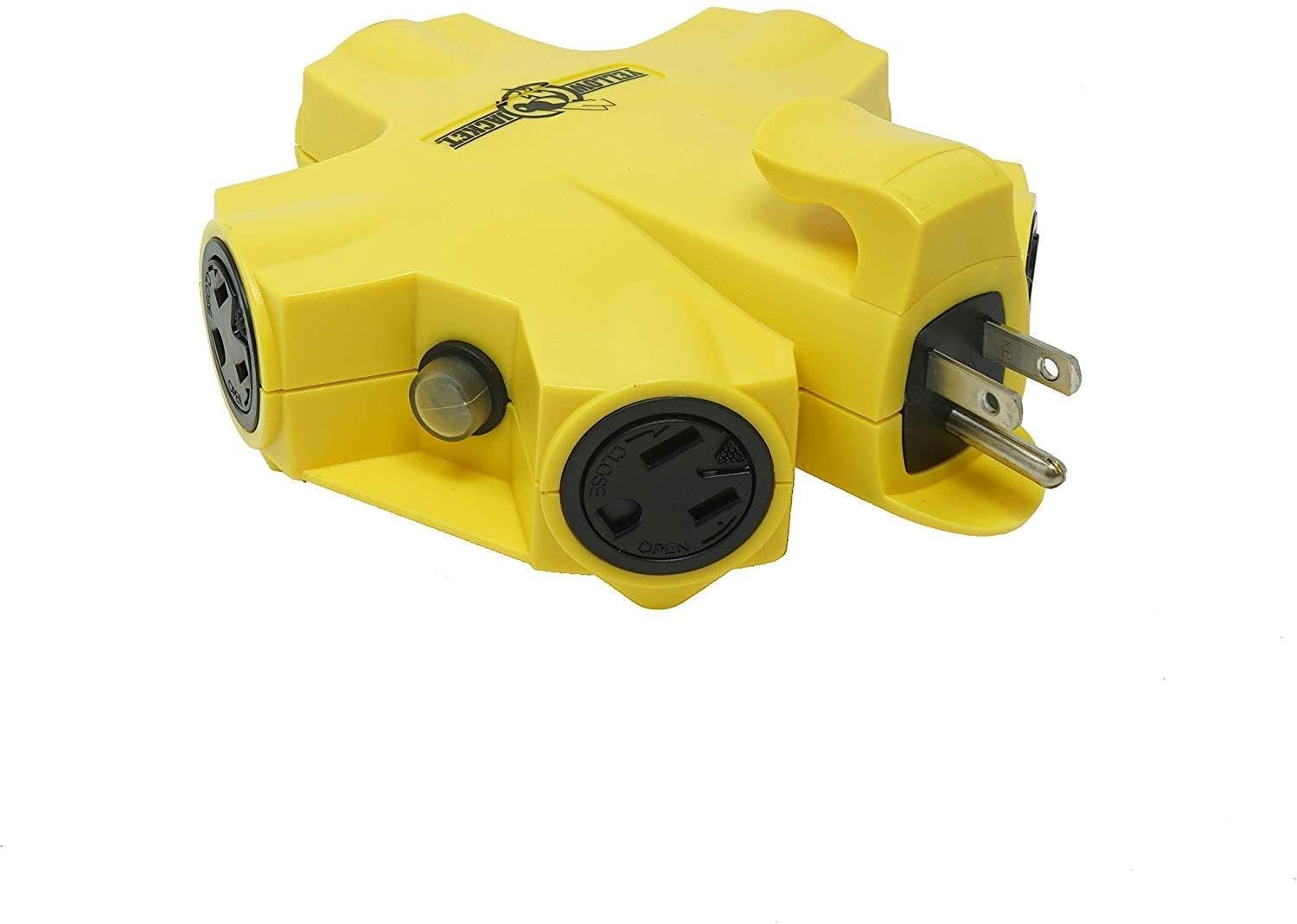 Yellow Jacket 827362 Jacket 27362 Outdoor 15-Amp Power Adapter with 5 Outlets (Pack 4) #827362-7B05-0462