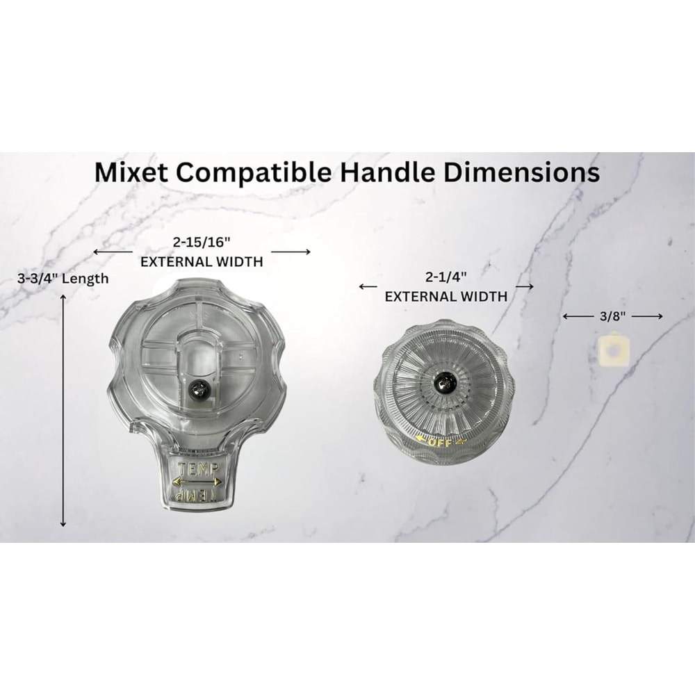 T & T Hardware MXT111 Shower-Handles - View #2