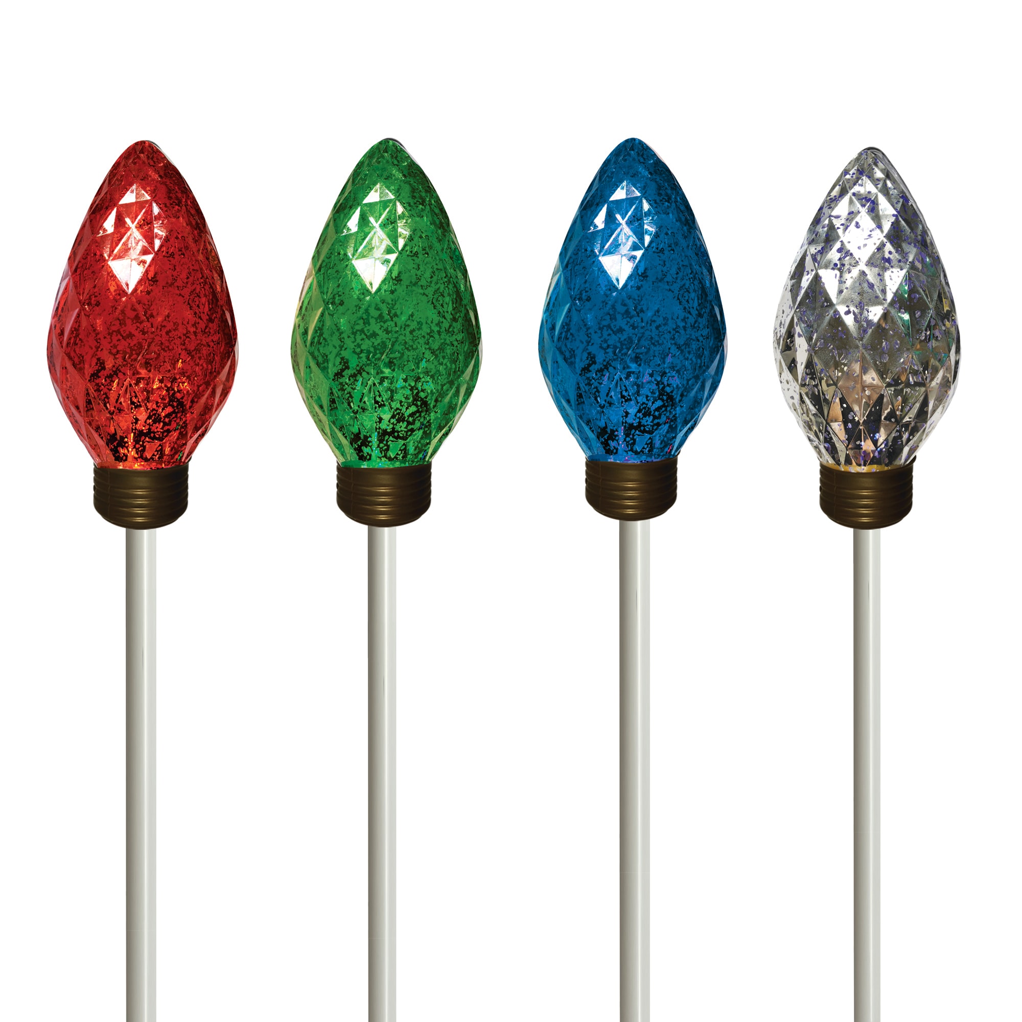 Brite Star 48-534-00 18-Inches Freestanding Ornament Pathway marker with Color changing LED Lights