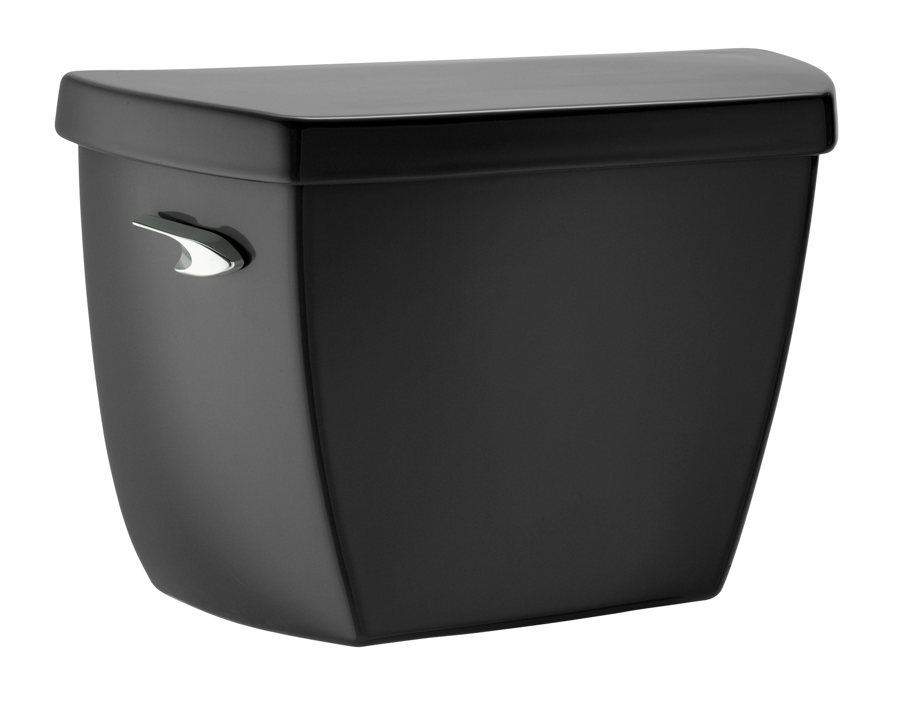 KOHLER 4645-7 Wellworth Black Black 1.6 -GPF Single -Flush Toilet Tank