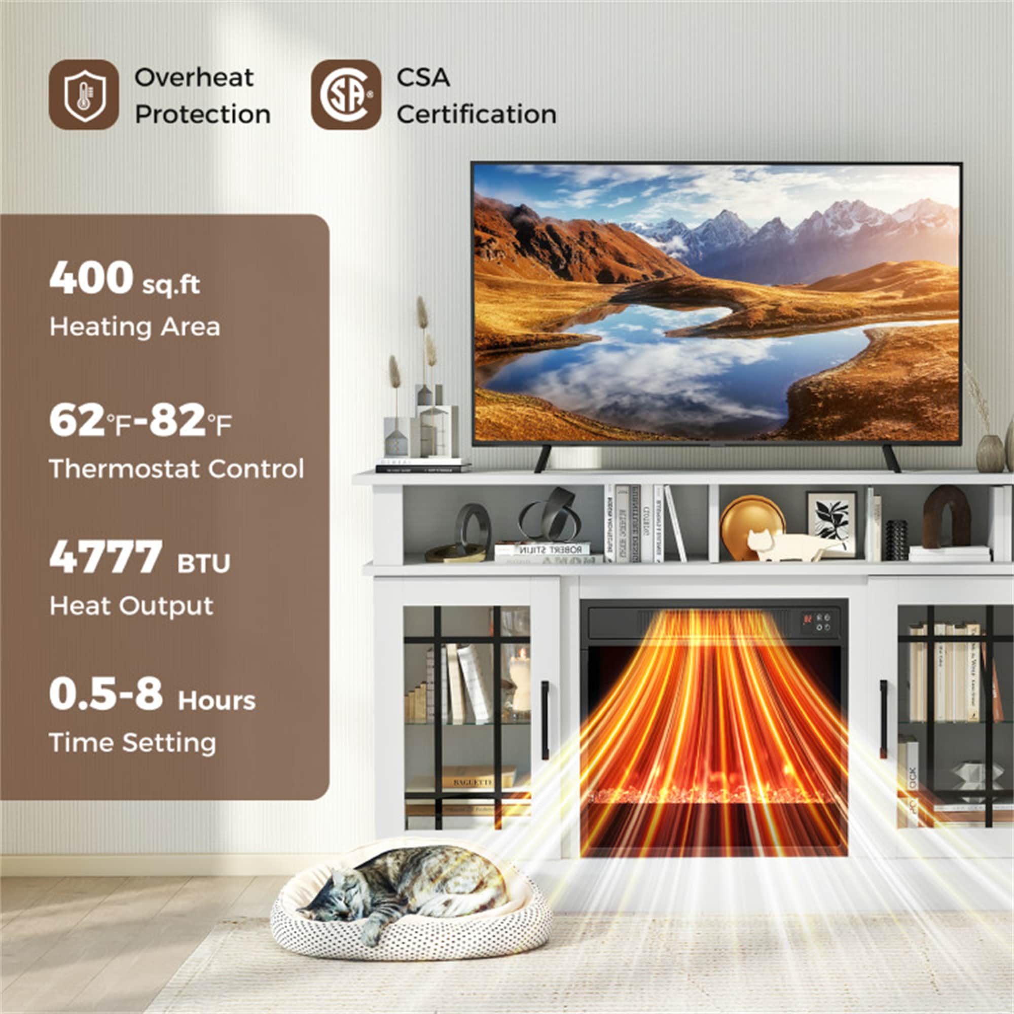 BABOOM BOM-FP10166-CO Electric-Fireplaces - View #8