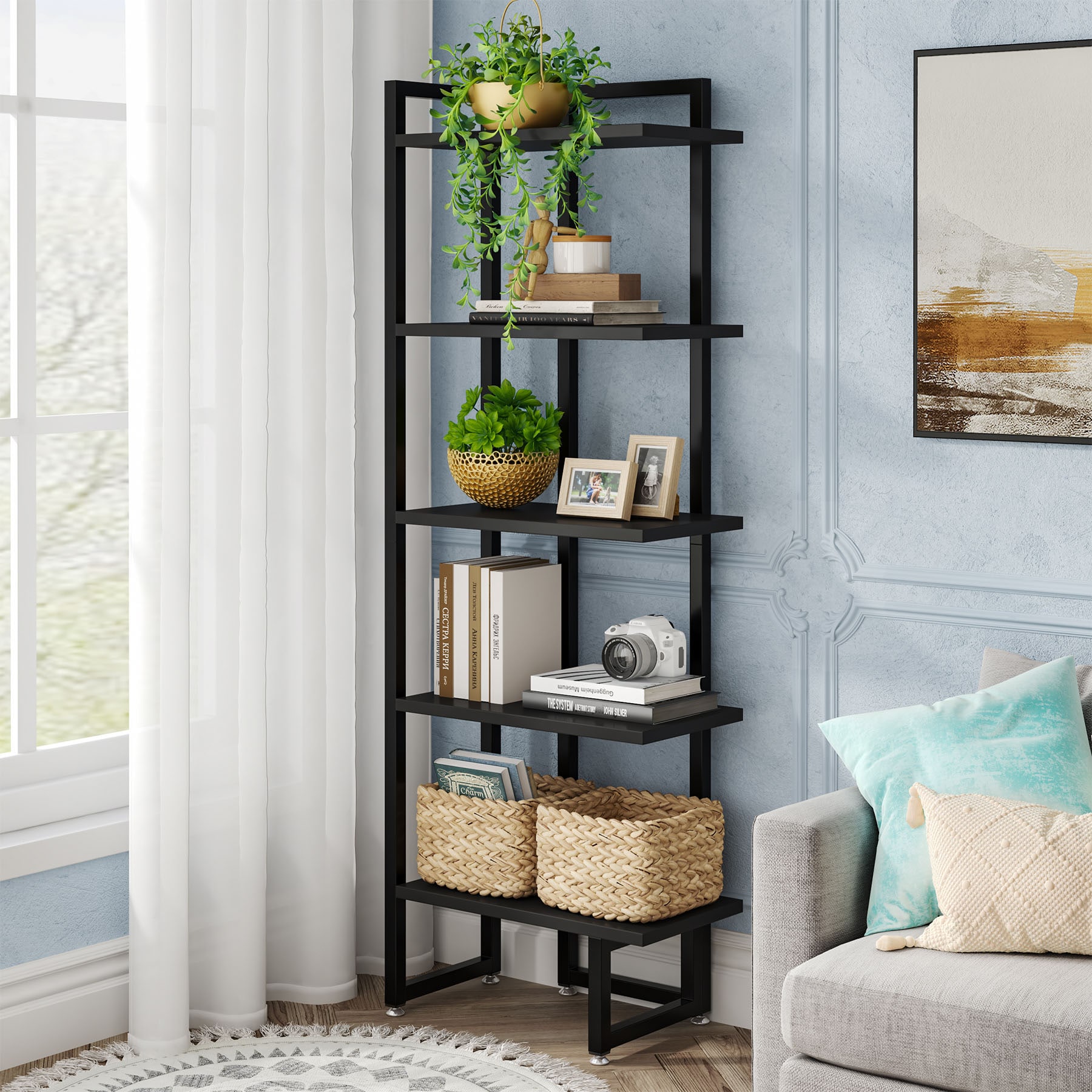 Tribesigns HOGA-U0135 bookcases - View #2