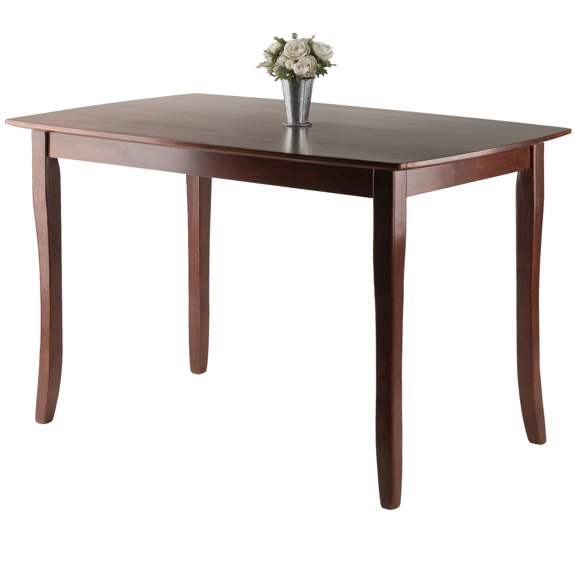 Scandinavian Mid-Century Modern Solid Wood Dining Table in Walnut