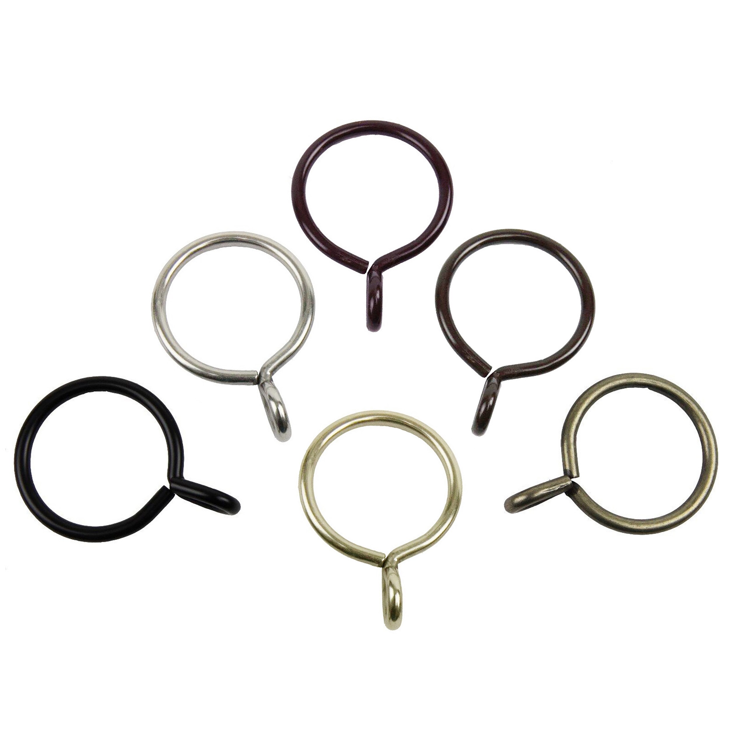 Hart & Harlow Light Gold Steel Curtain Ring with Eyelet in the Curtain