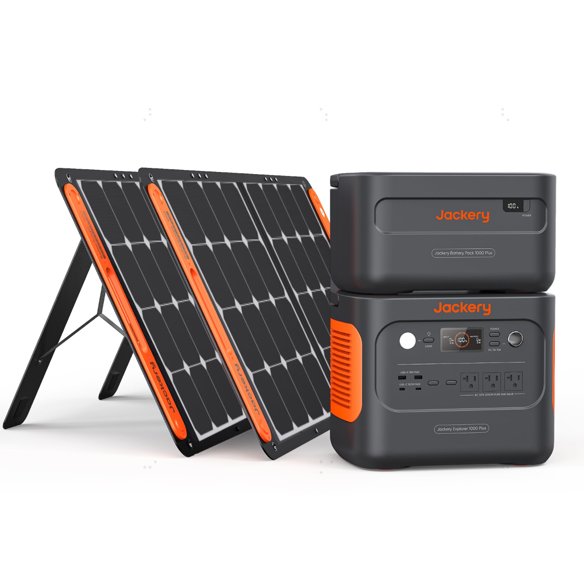  Jackery Portable Power Station Explorer 1000, 1002Wh Solar  Generator (Solar Panel Optional) with 3x110V/1000W AC Outlets, Solar  Lithium Battery Pack for Outdoor RV/Van Camping, Emergency (Renewed) :  Patio, Lawn & Garden
