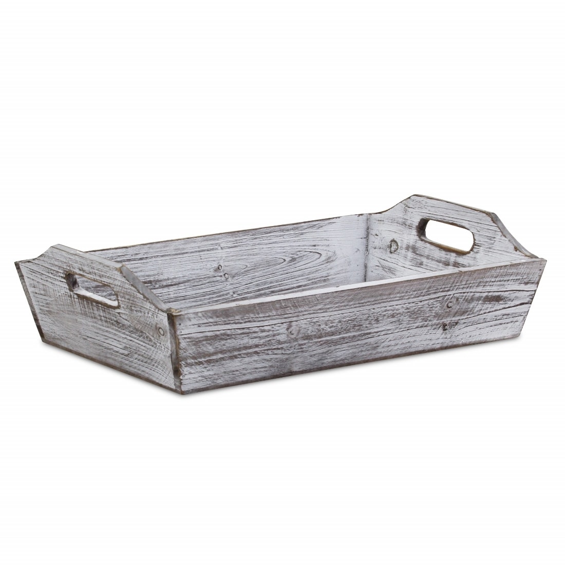 HomeRoots 4000379870 3.7-in x 19.5-in White Rectangle Serving Tray