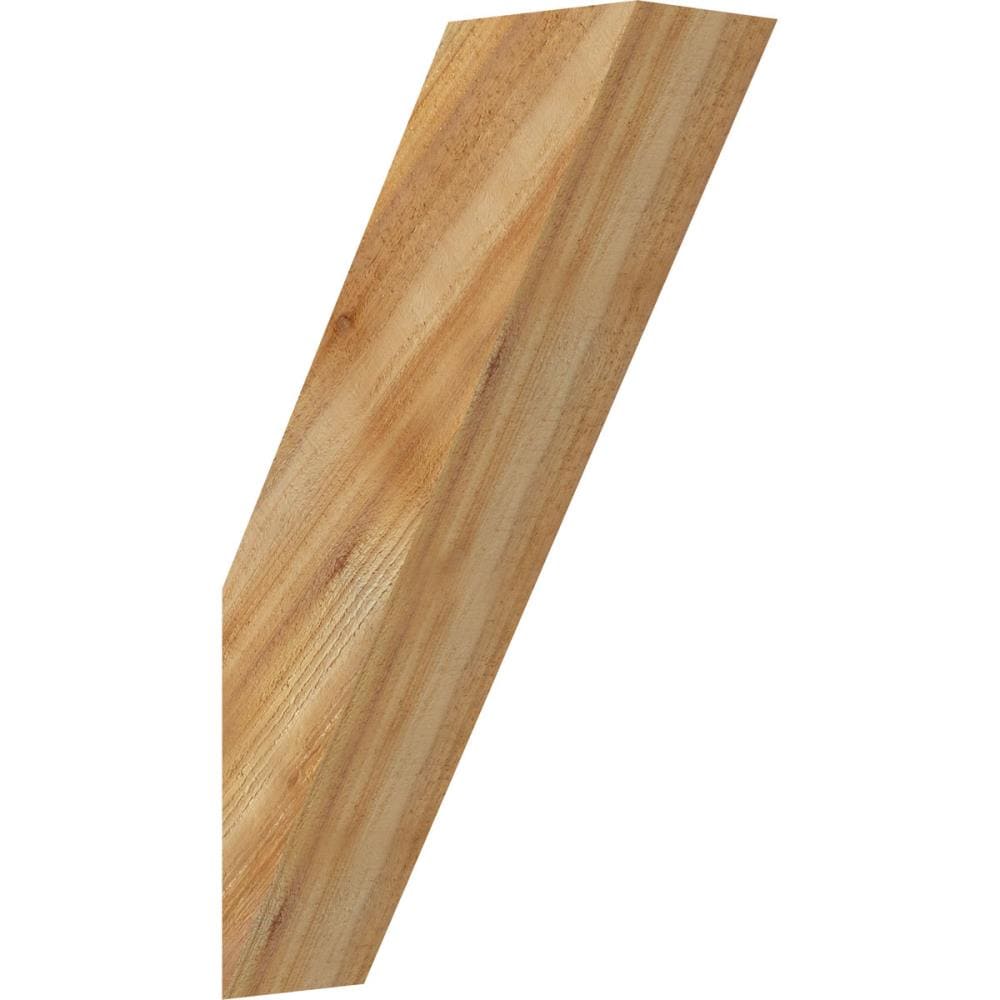 Ekena Millwork BRC06X16X28TRA00RWR 6-in x 16-in x 28-in Western Red Cedar Unfinished Wood Traditional rough sawn