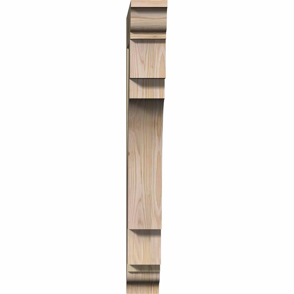 Ekena Millwork BKT04X22X34MRC01RDF Exterior-Brackets-Braces - View #2