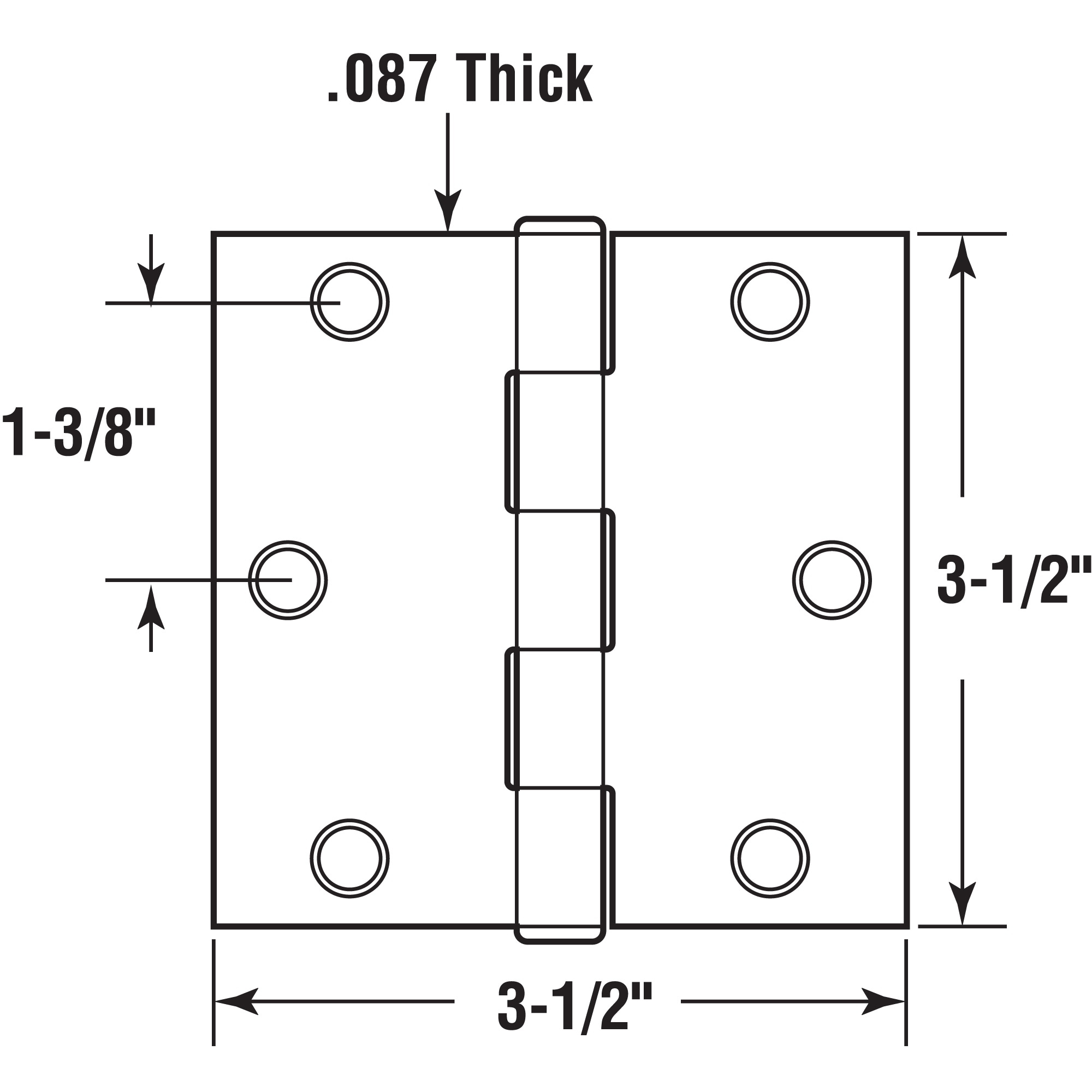 Prime-Line U 11502712 Entry-Door-Hinges - View #4