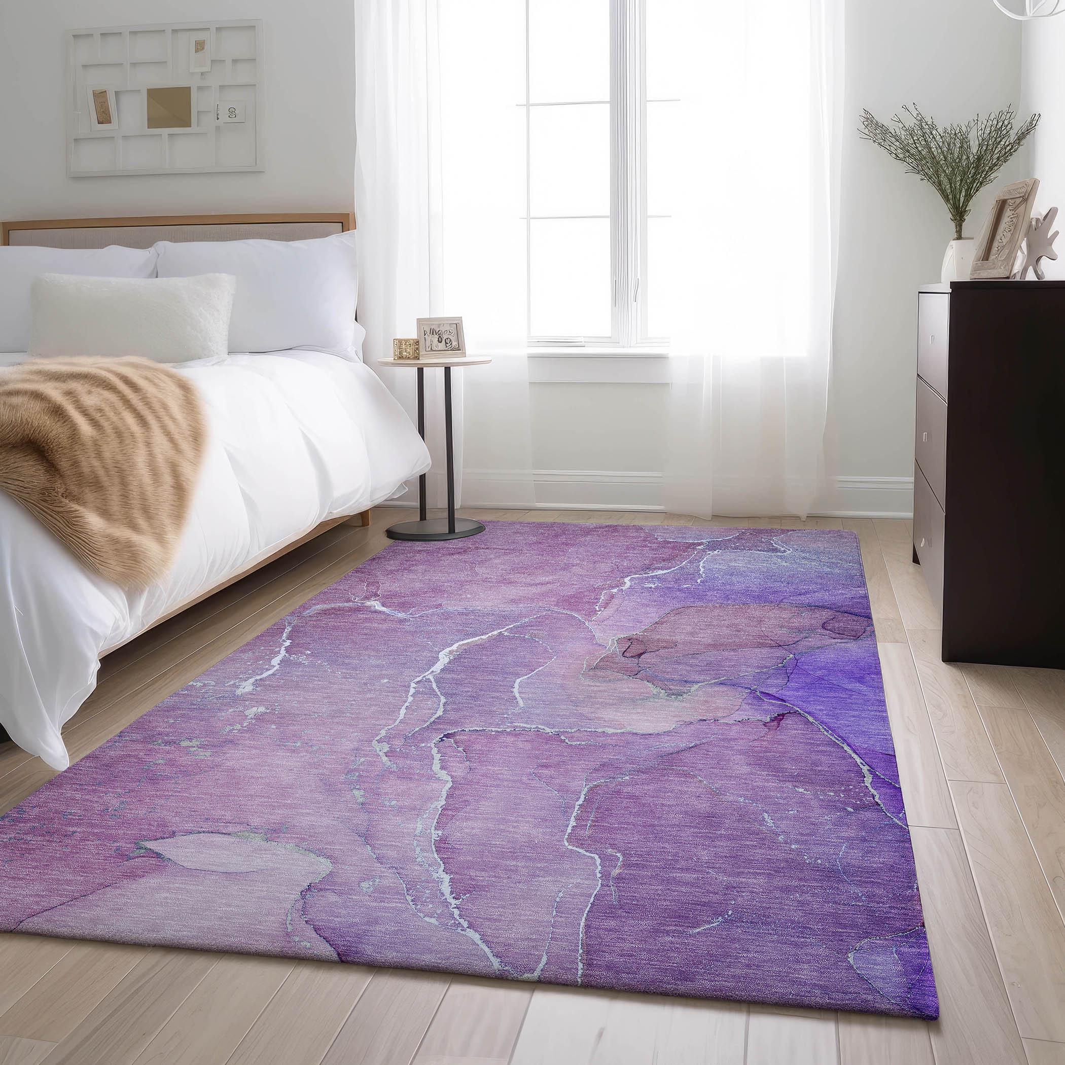 Addison Rugs AMF530SV20X30 Mayfield AMF530SV 2 x 3 (ft) Loomed Polyester Silver Rectangular Indoor Geometric Machine washable Area rug