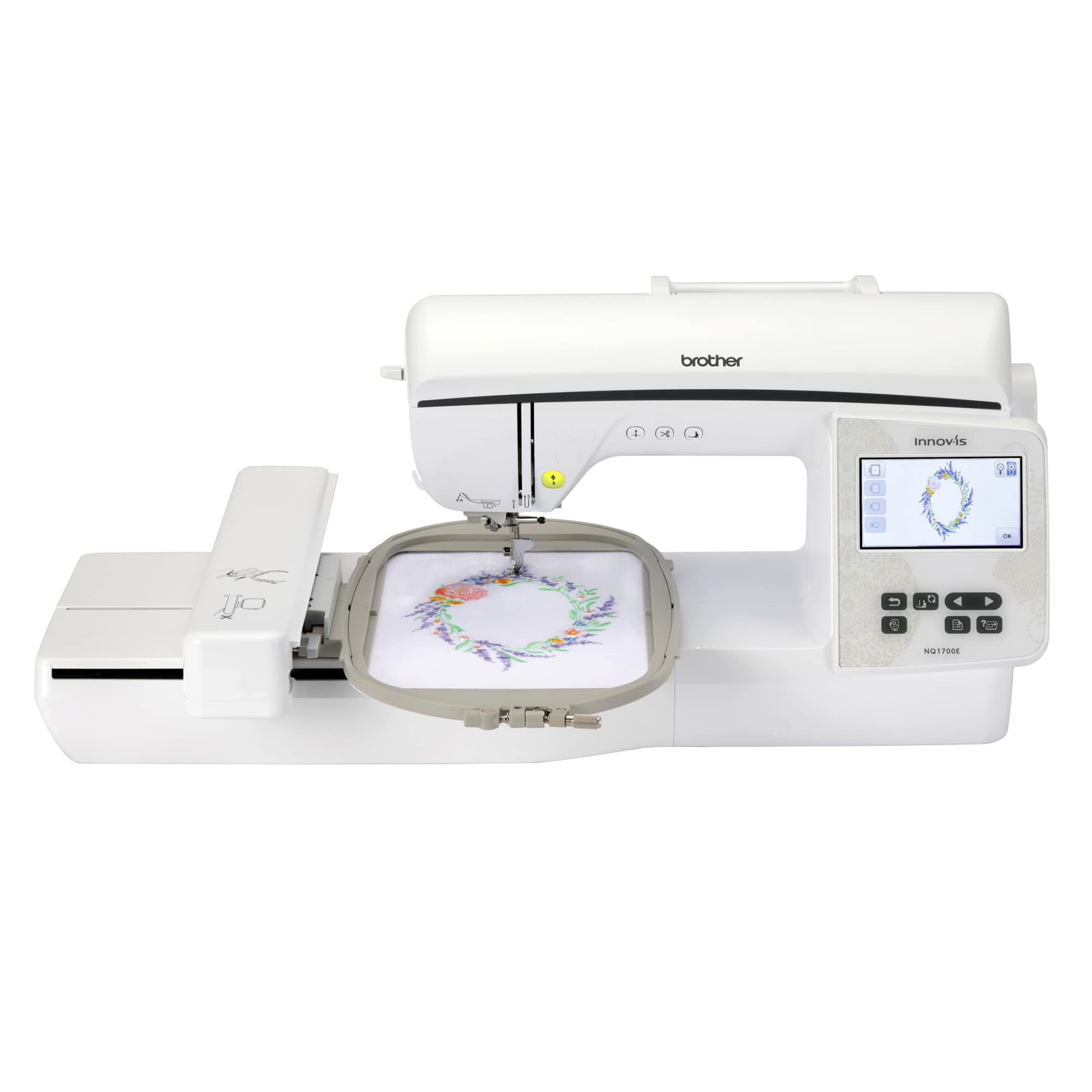 Brother NQ1700E NQ1700E 6 x 10 Computerized Embroidery Machine With Software  Magnetic 5x7 Hoop