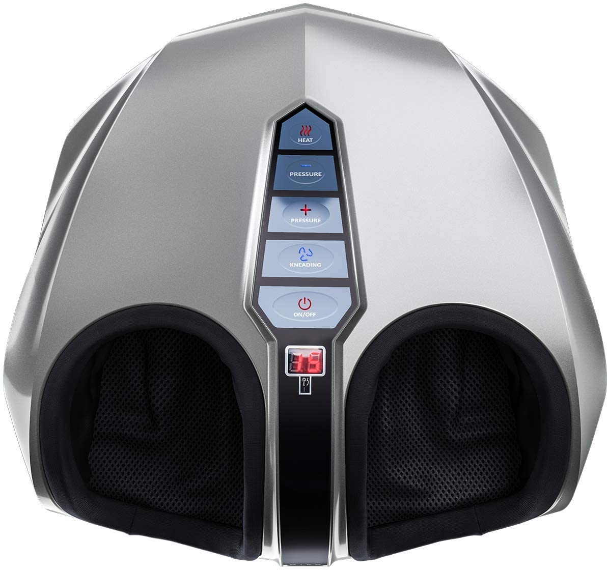 Miko Shiatsu 5-Speed Battery-operated or Electrical Outlet Silver Electronic Pulse Massager MIK-MMF-01S Uae Electronic uaeelectronic.com