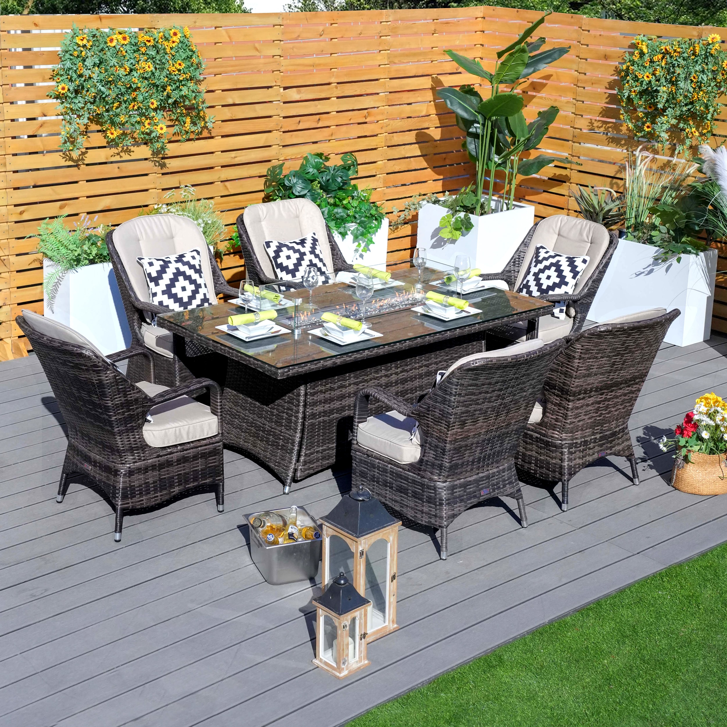 Moda Furnishings CMAG-1106-R Patio-Dining-Sets - View #3