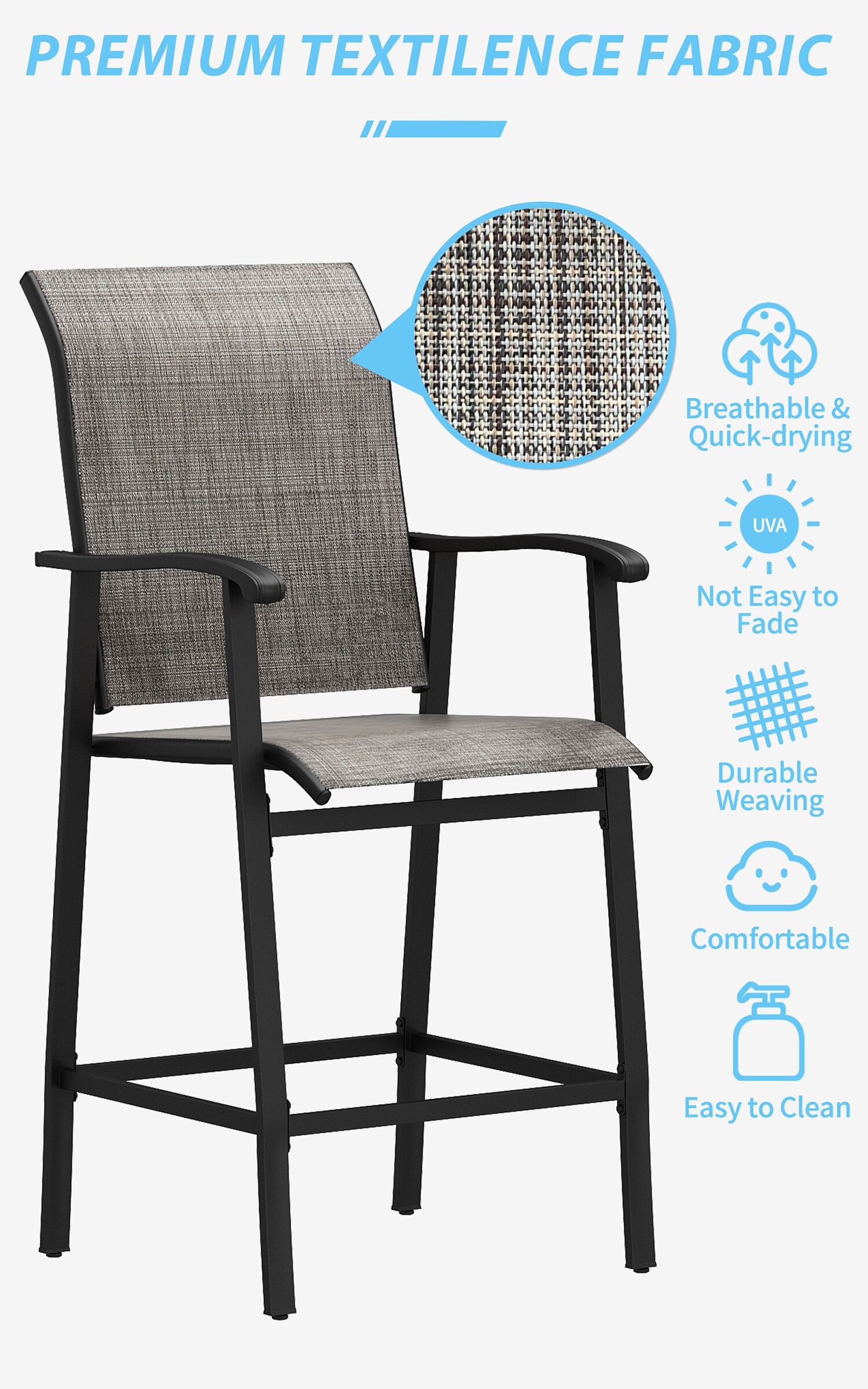 MIDHAM KF170302-01 Patio-Chairs - View #5