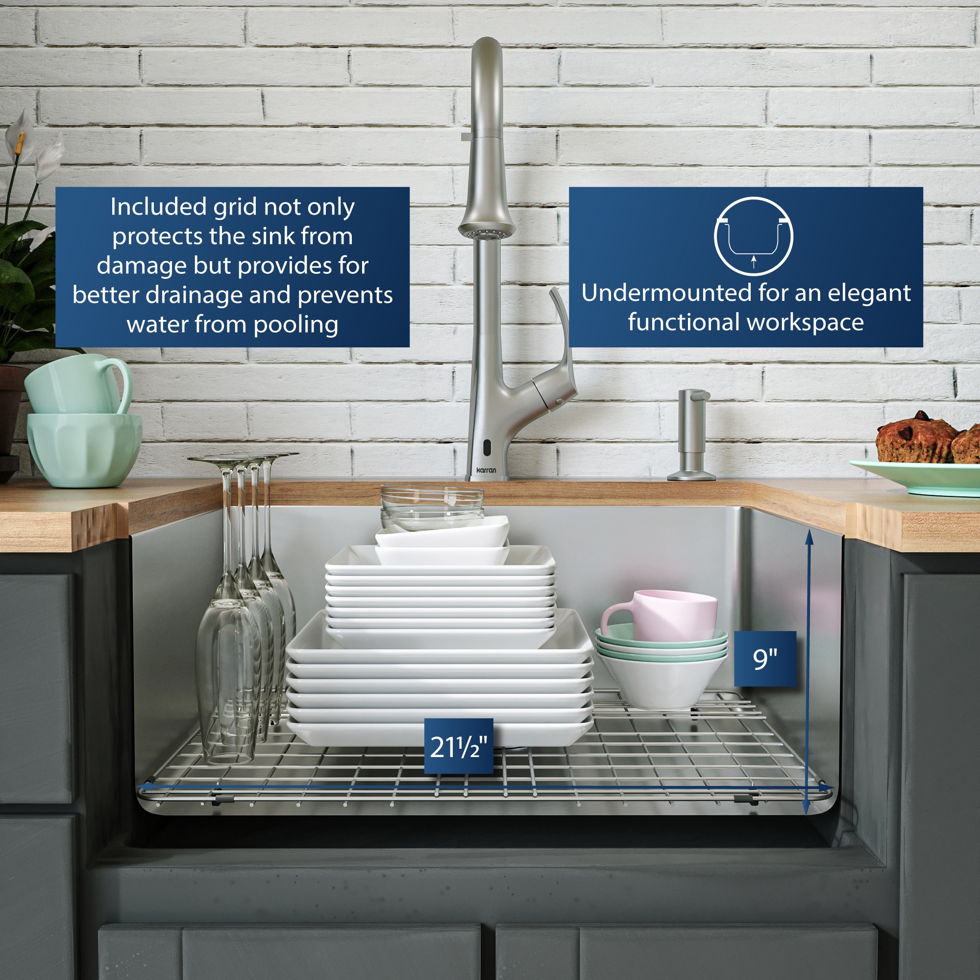 Karran NC-420-PK1 Kitchen-Sinks - View #6