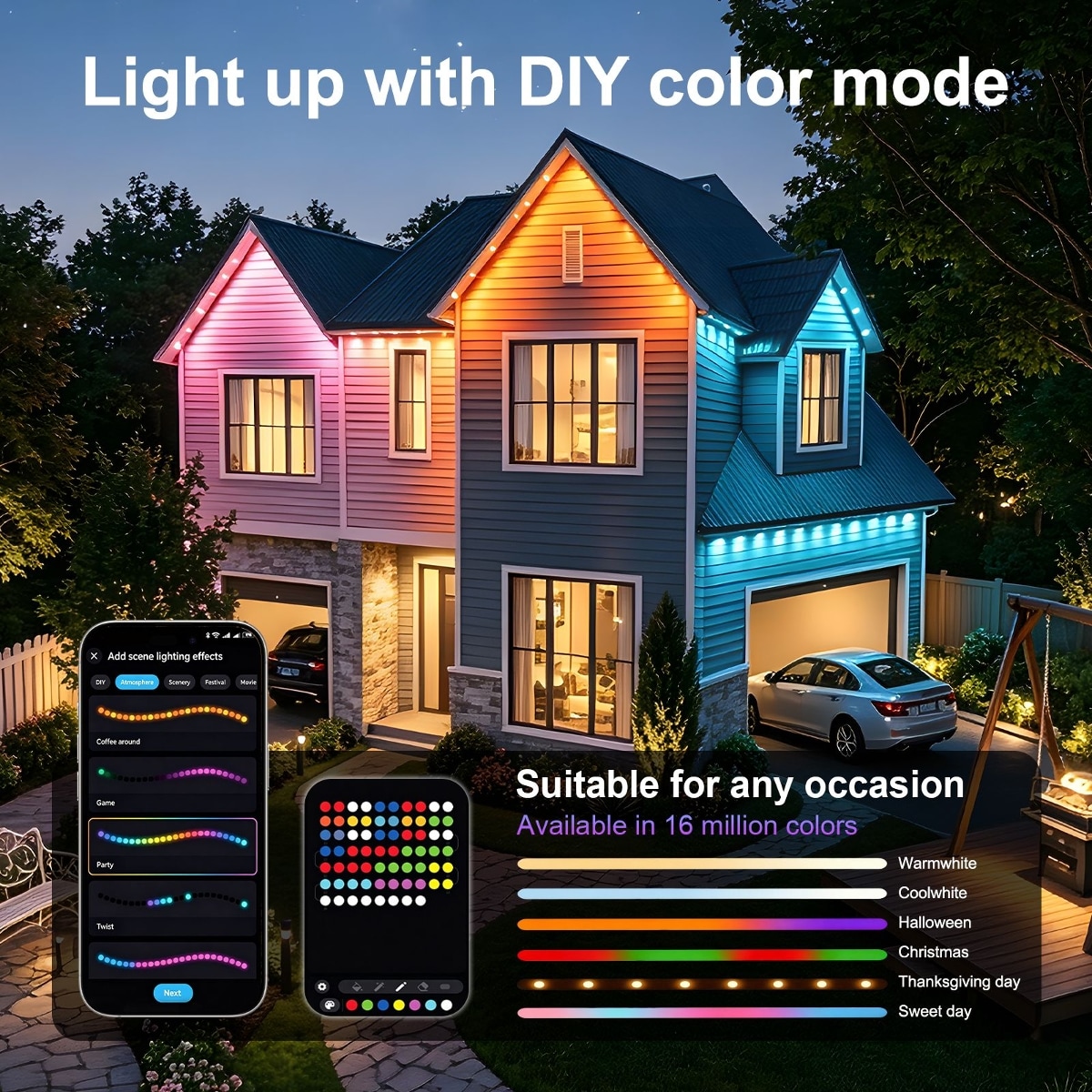 PEXCHO D01027HQ5VV Patio-String-Lights - View #3