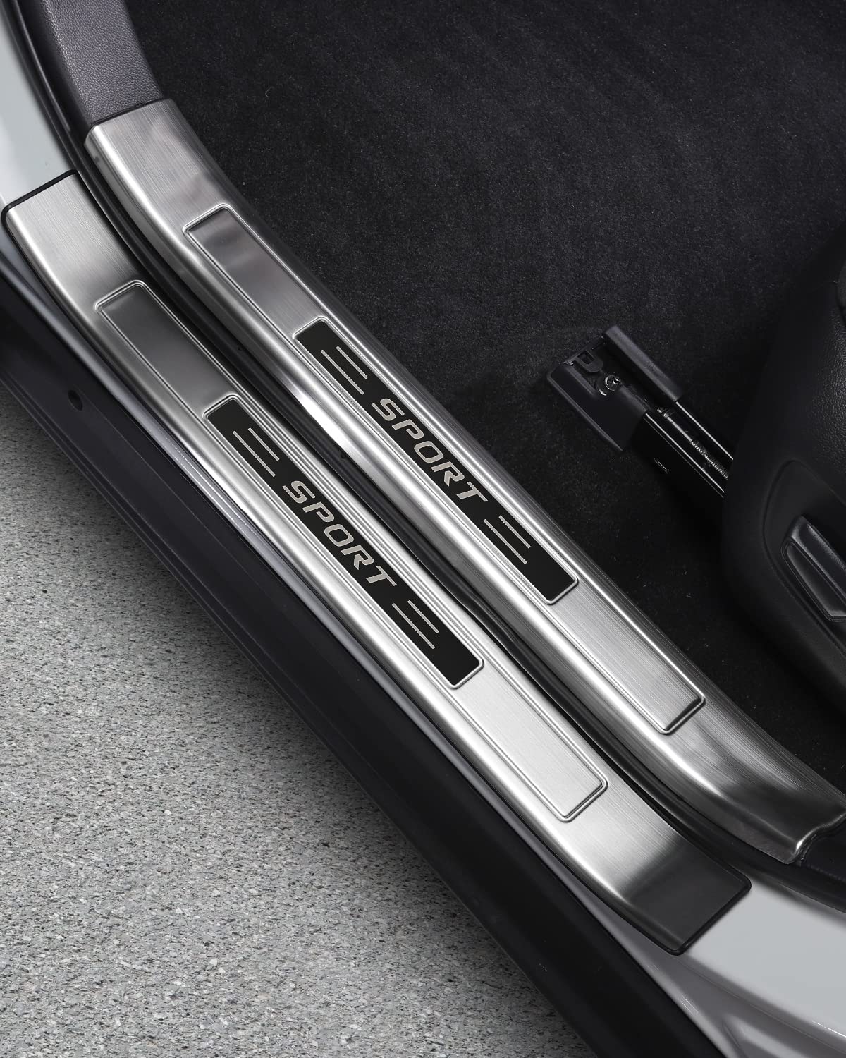 DYRCJ Stainless Steel Lower Door Sill Guard for Toyota RAV4 2019 to 2025 Interior Door Entry Protector Trim Silver durable #LDY0826Y0523