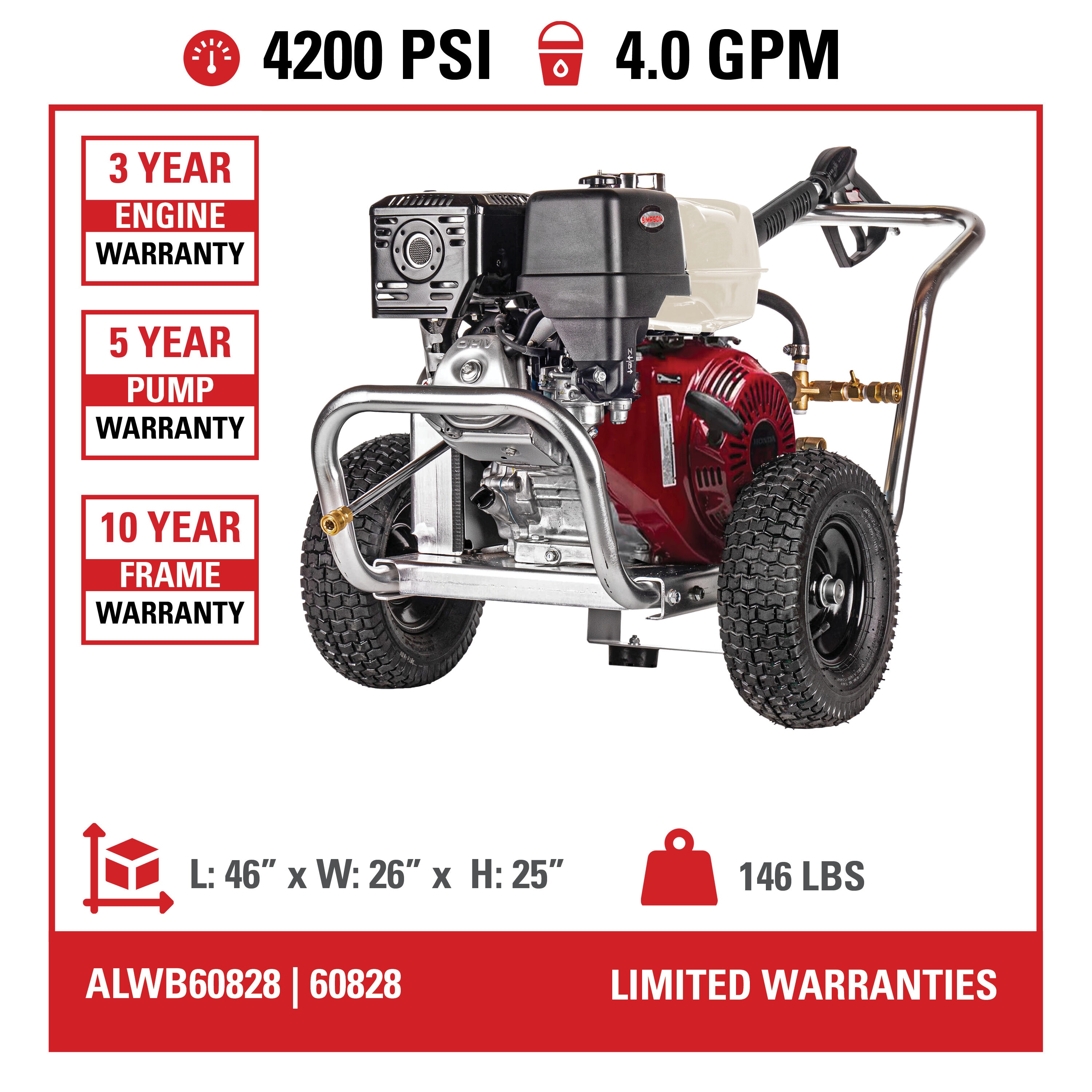 SIMPSON ALWB60828 Gas-Pressurewashers - View #9
